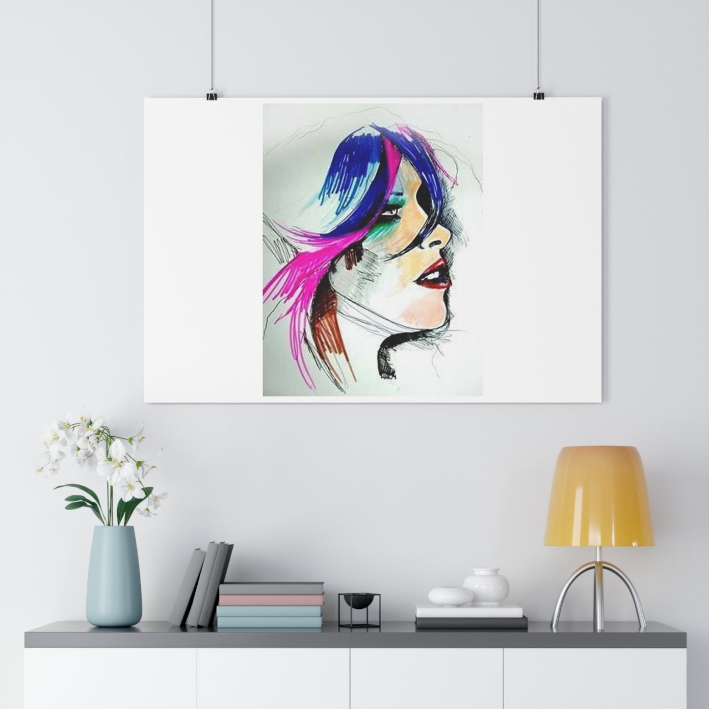 "Scribble”- Giclée Art Print by artist David Hilborn