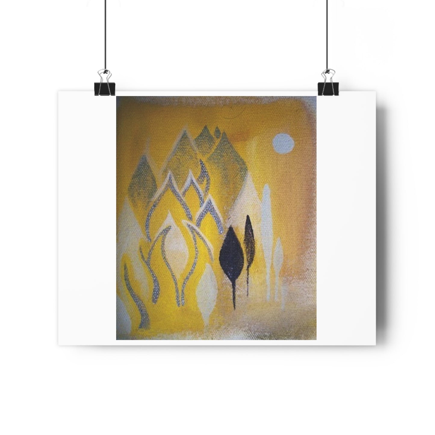 "Simplified Landscape”- Giclée Art Print by artist David Hilborn