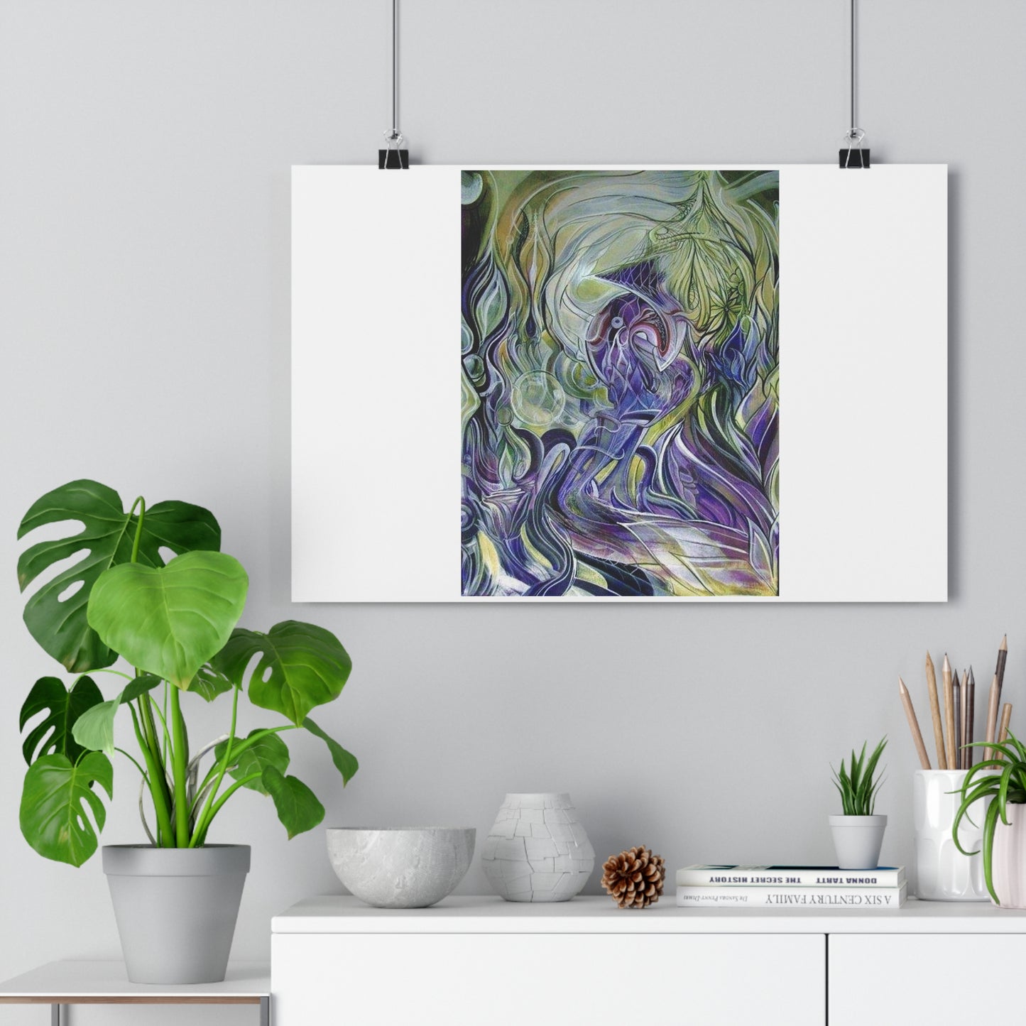 "Purp”- Giclée Art Print by artist David Hilborn