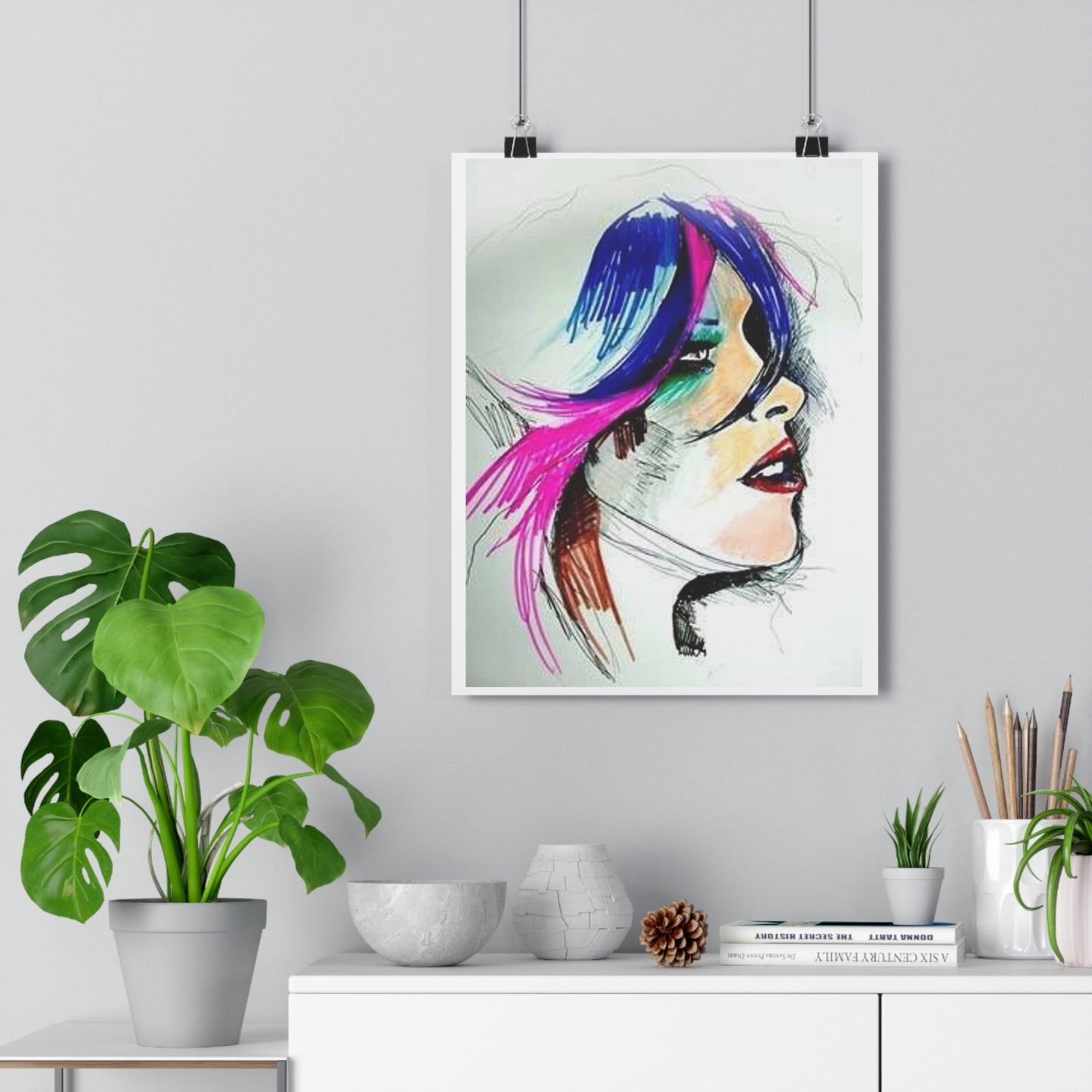 "Scribble”- Giclée Art Print by artist David Hilborn