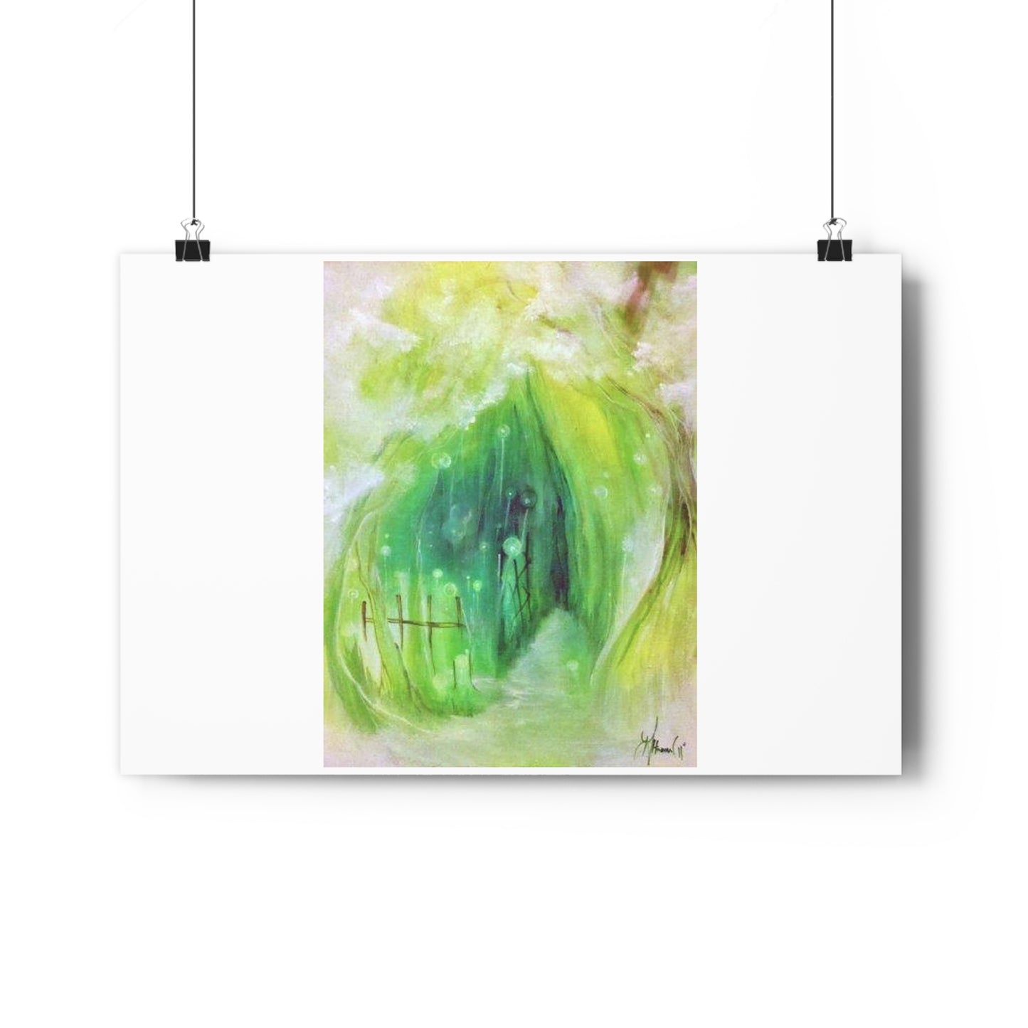 "Patch of Luck”- Giclée Art Print by artist David Hilborn