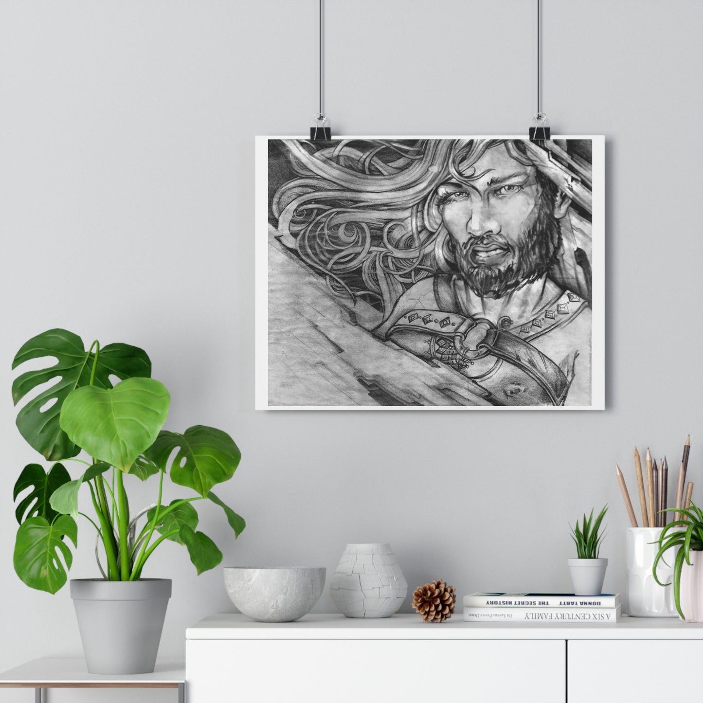 "Bearded Beauty" - Giclée Art Print by artist David Hilborn