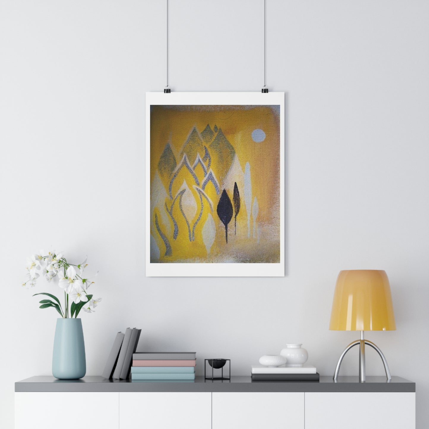 "Simplified Landscape”- Giclée Art Print by artist David Hilborn