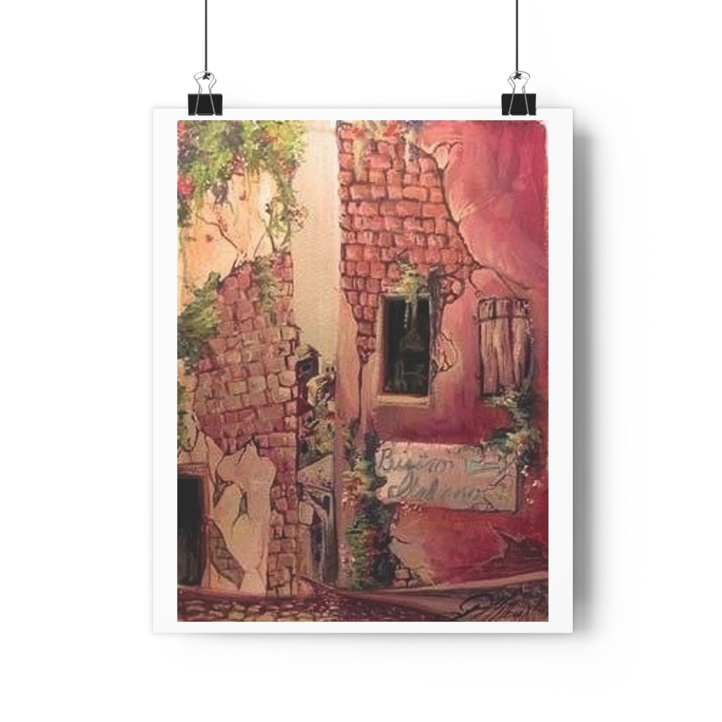 "Bistro”- Giclée Art Print by artist David Hilborn