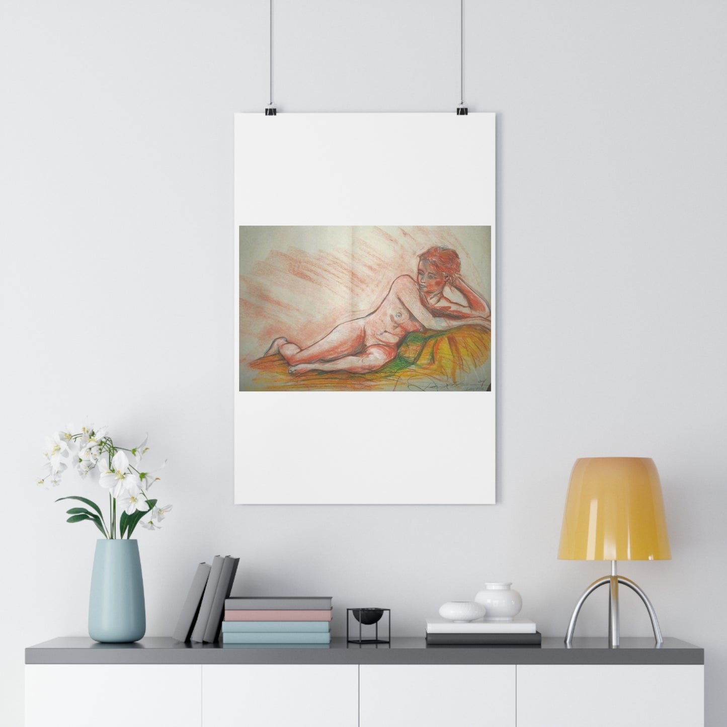 "Nude Study”- Giclée Art Print by artist David Hilborn