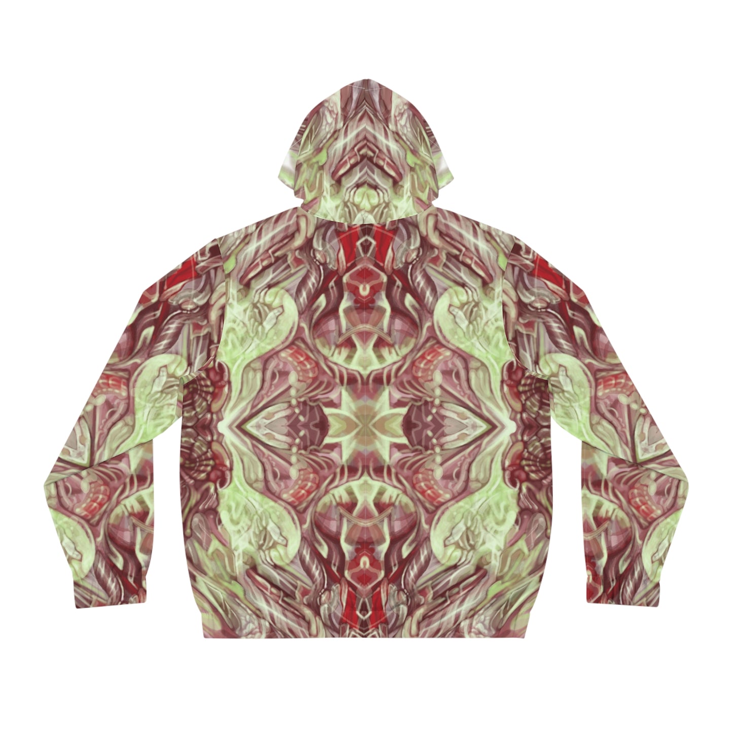 “Confectionary Corpse” - All Over Graphic Zip-Up Hoodie by Artist David Hilborn