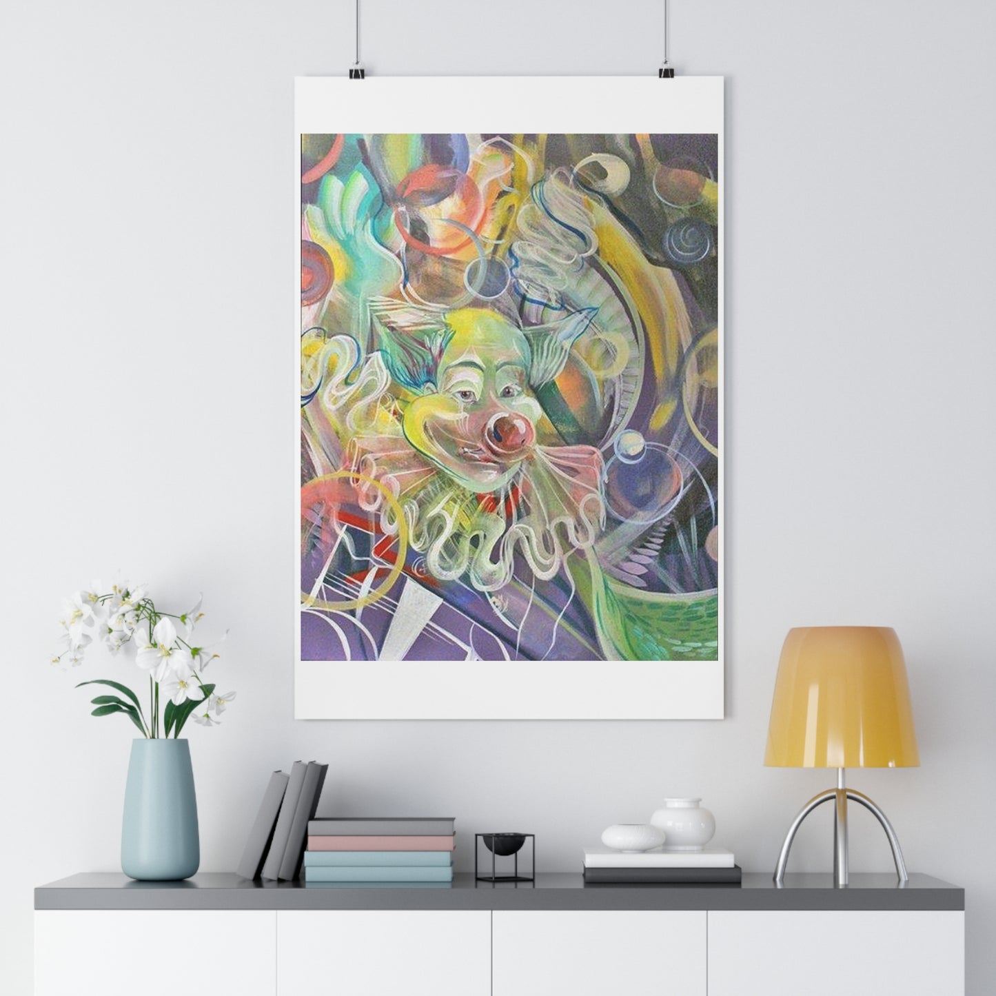 "Clowning Around”- Giclée Art Print by artist David Hilborn