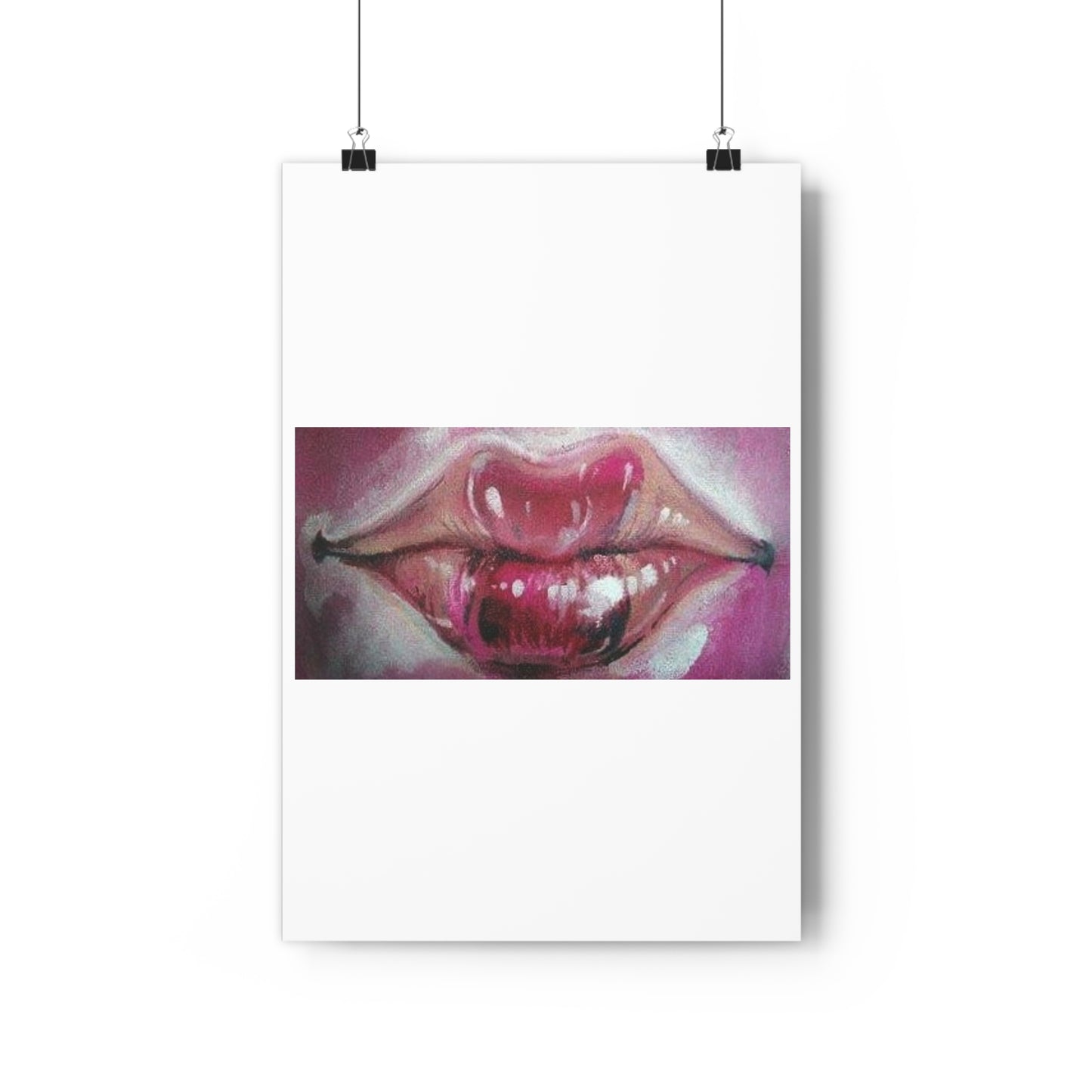 "Lips”- Giclée Art Print by artist David Hilborn