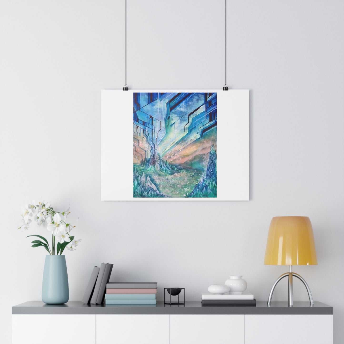 “Aqua-terrestrial”- Giclée Art Print by artist David Hilborn