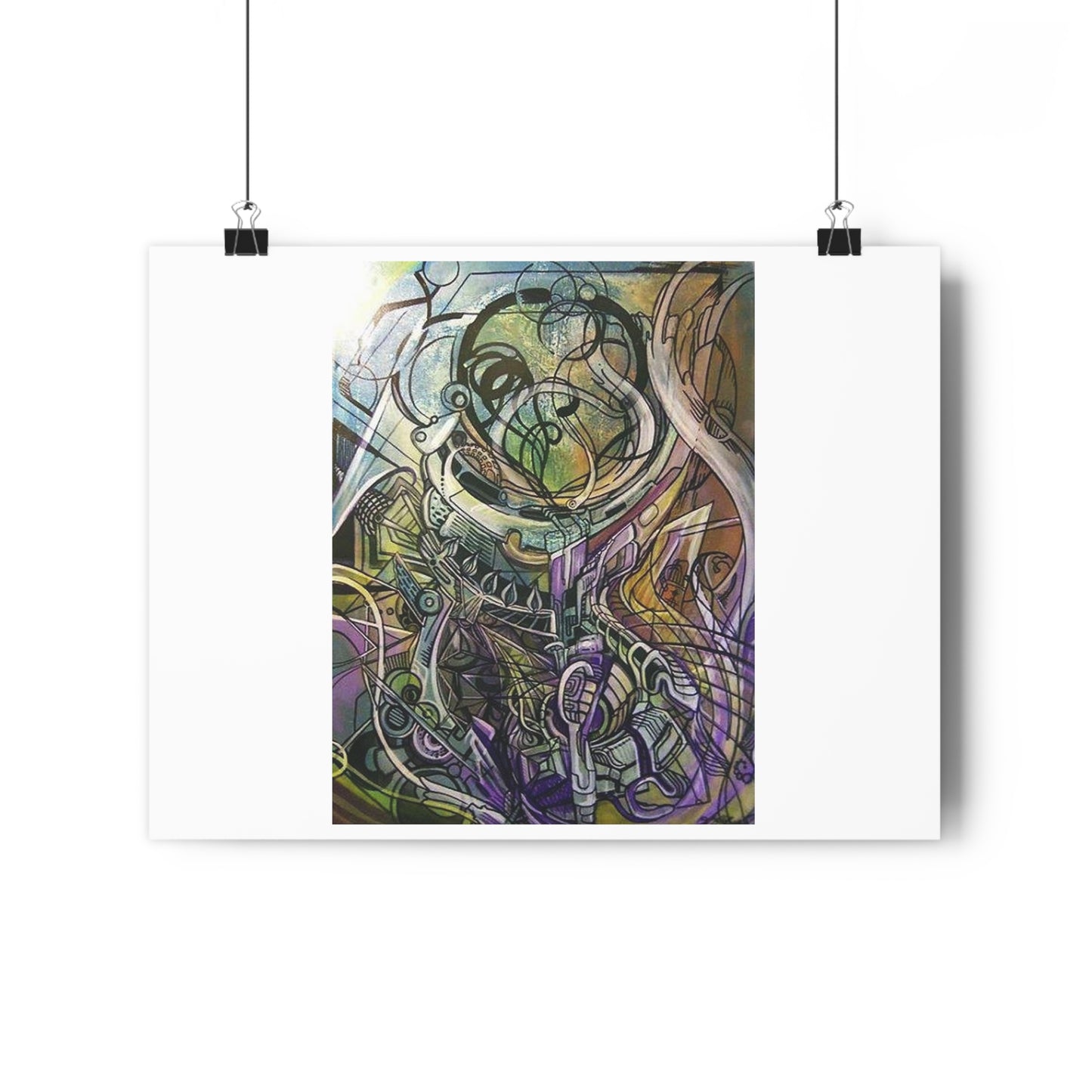 "Duocolor”- Giclée Art Print by artist David Hilborn