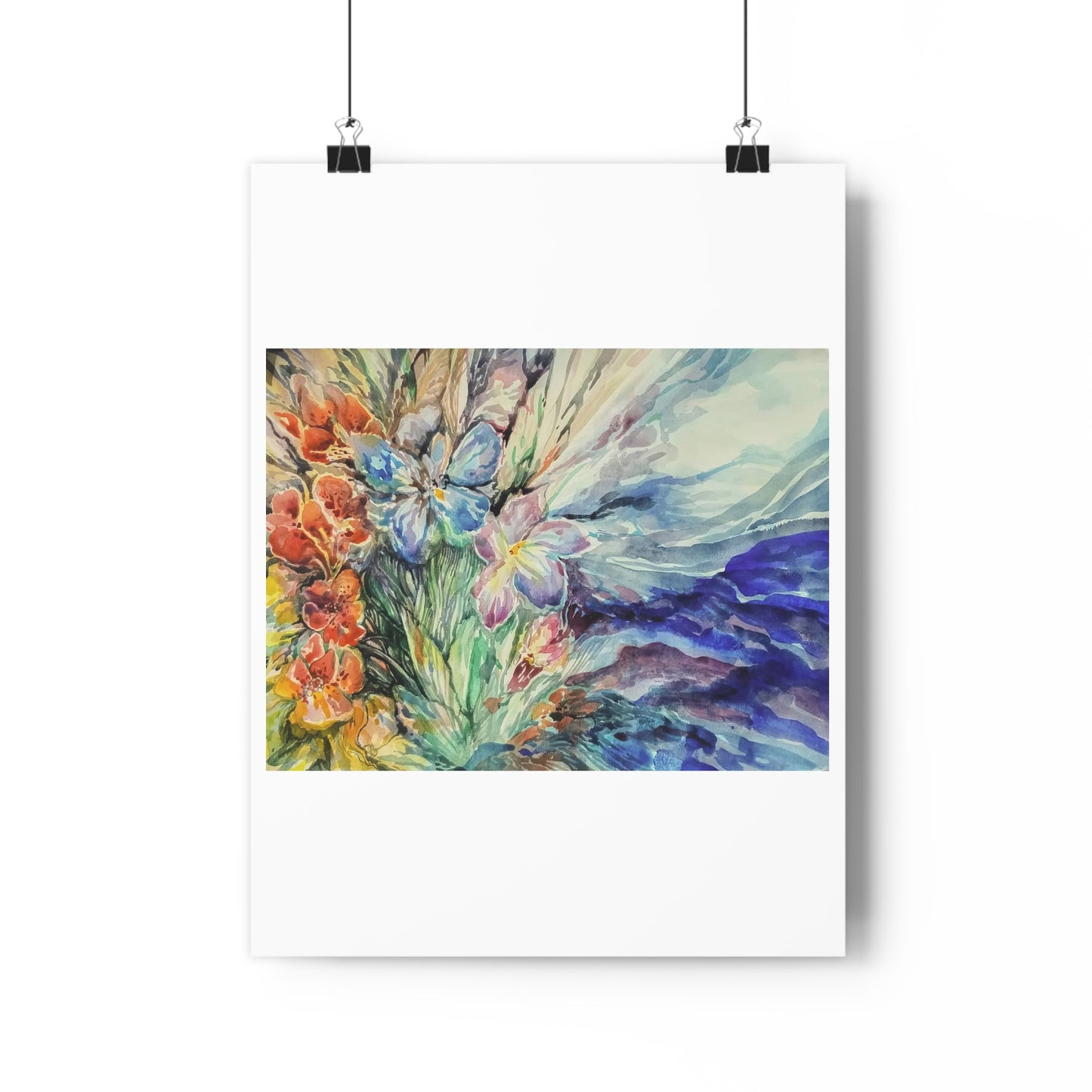 "Faceted Growth”- Giclée Art Print by artist David Hilborn