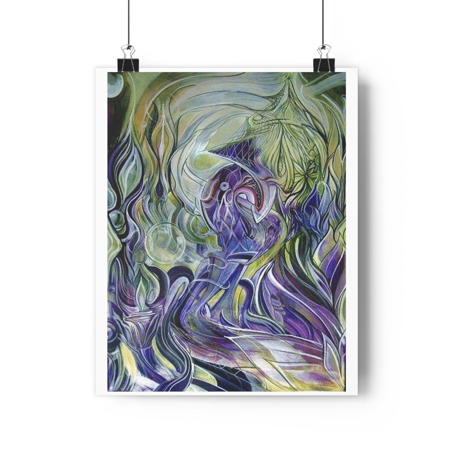 "Purp”- Giclée Art Print by artist David Hilborn