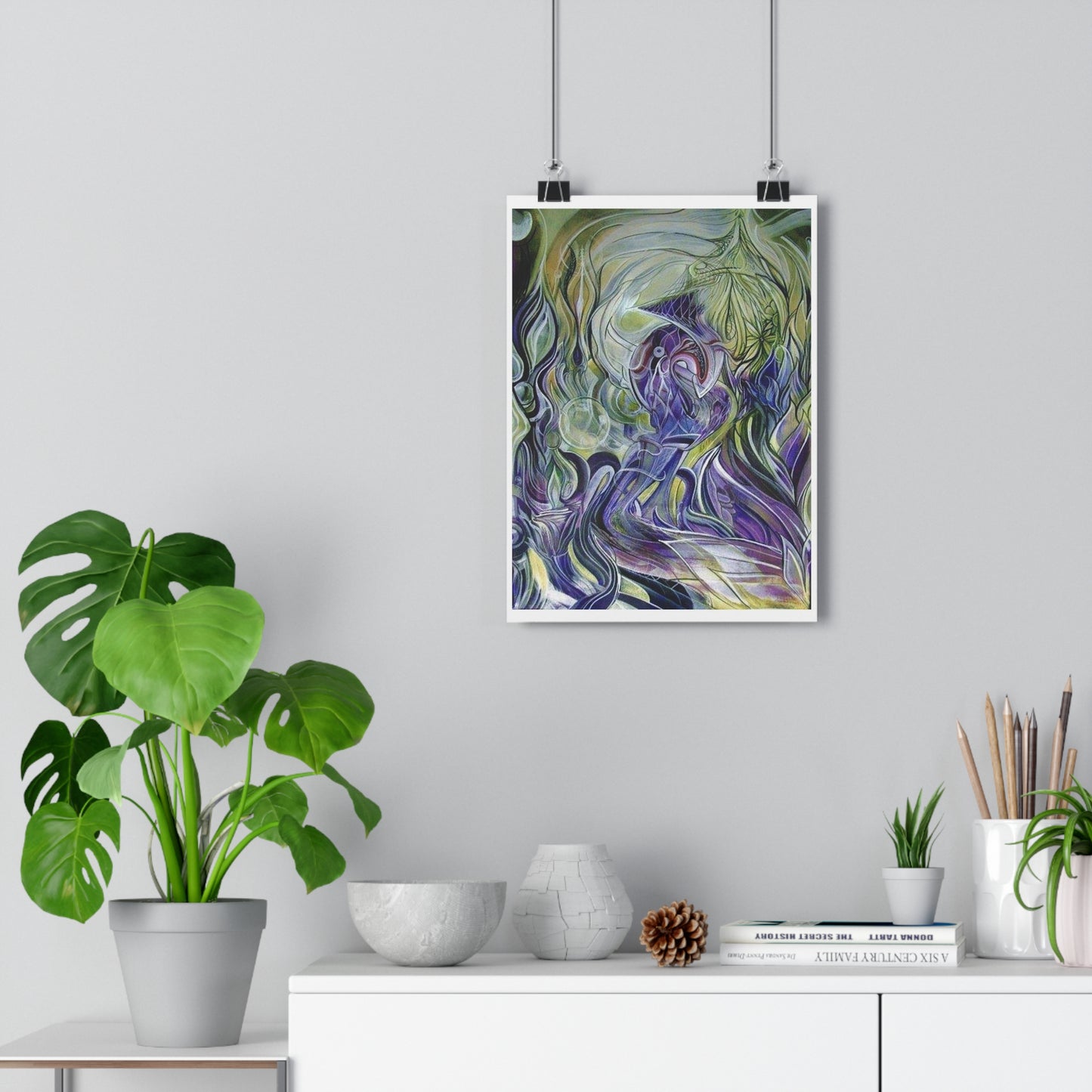 "Purp”- Giclée Art Print by artist David Hilborn