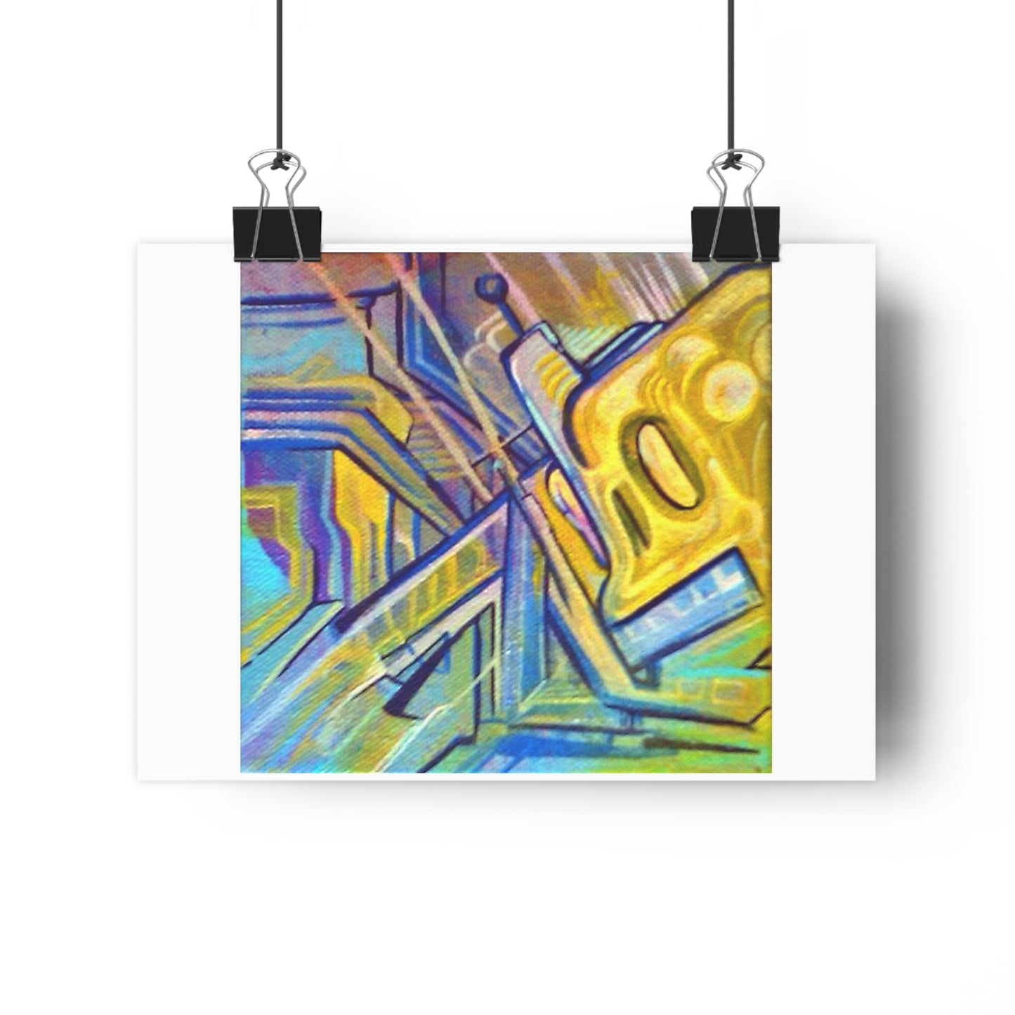 "Robo Drip”- Giclée Art Print by artist David Hilborn