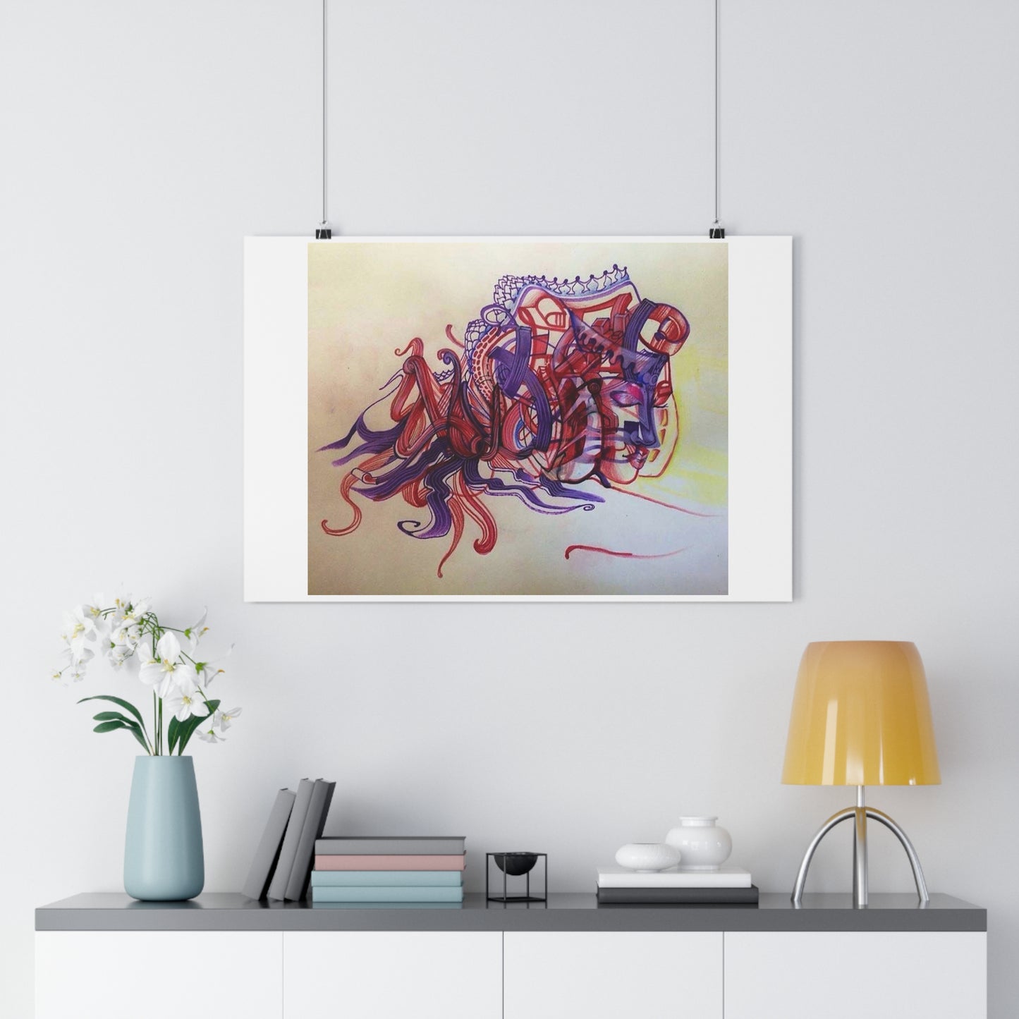 "Ribbon Dancer”- Giclée Art Print by artist David Hilborn