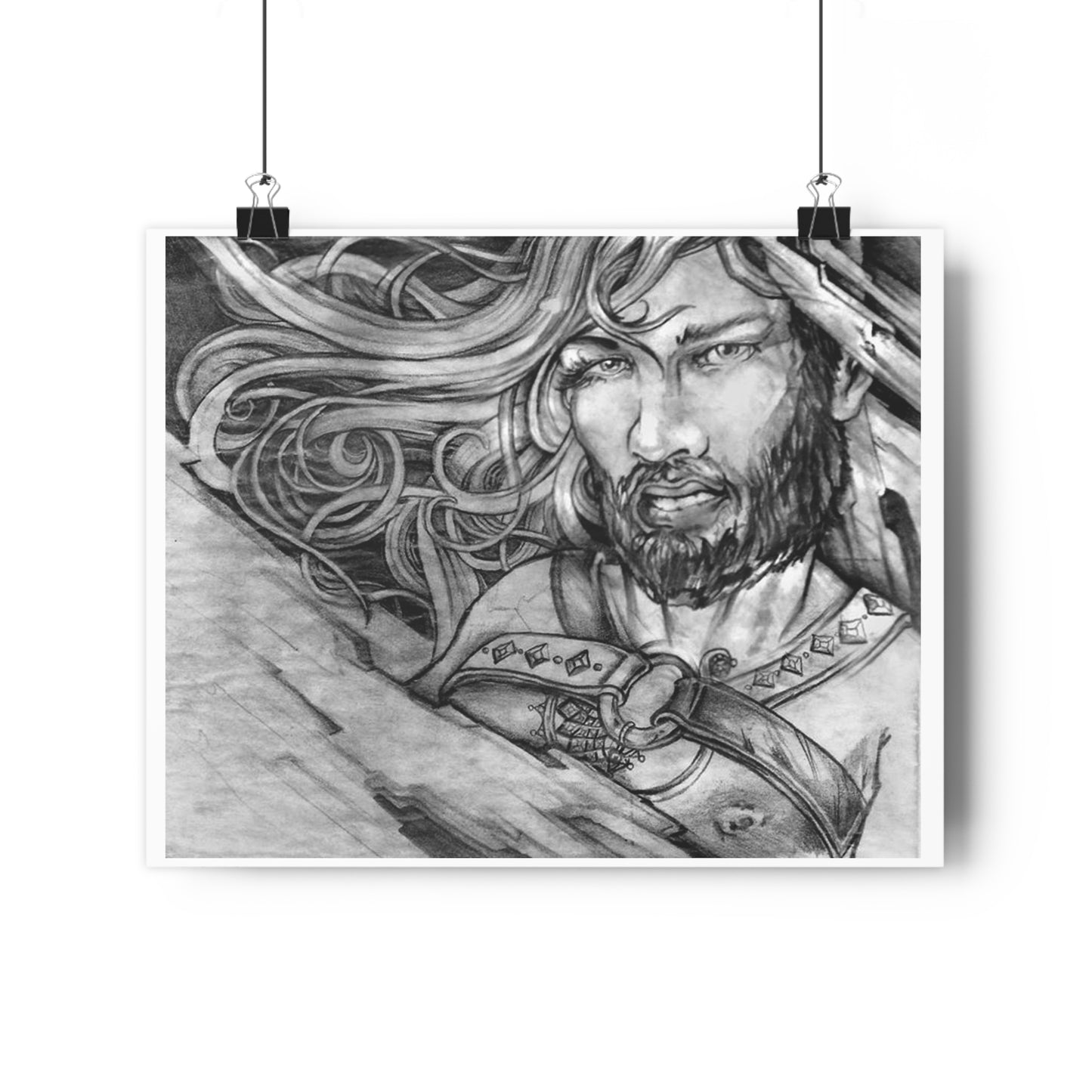 "Bearded Beauty" - Giclée Art Print by artist David Hilborn