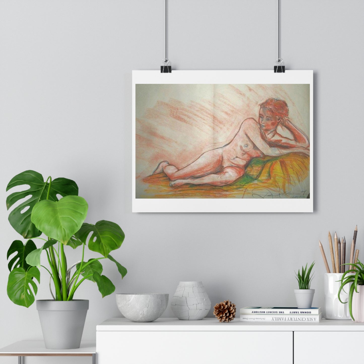 "Nude Study”- Giclée Art Print by artist David Hilborn