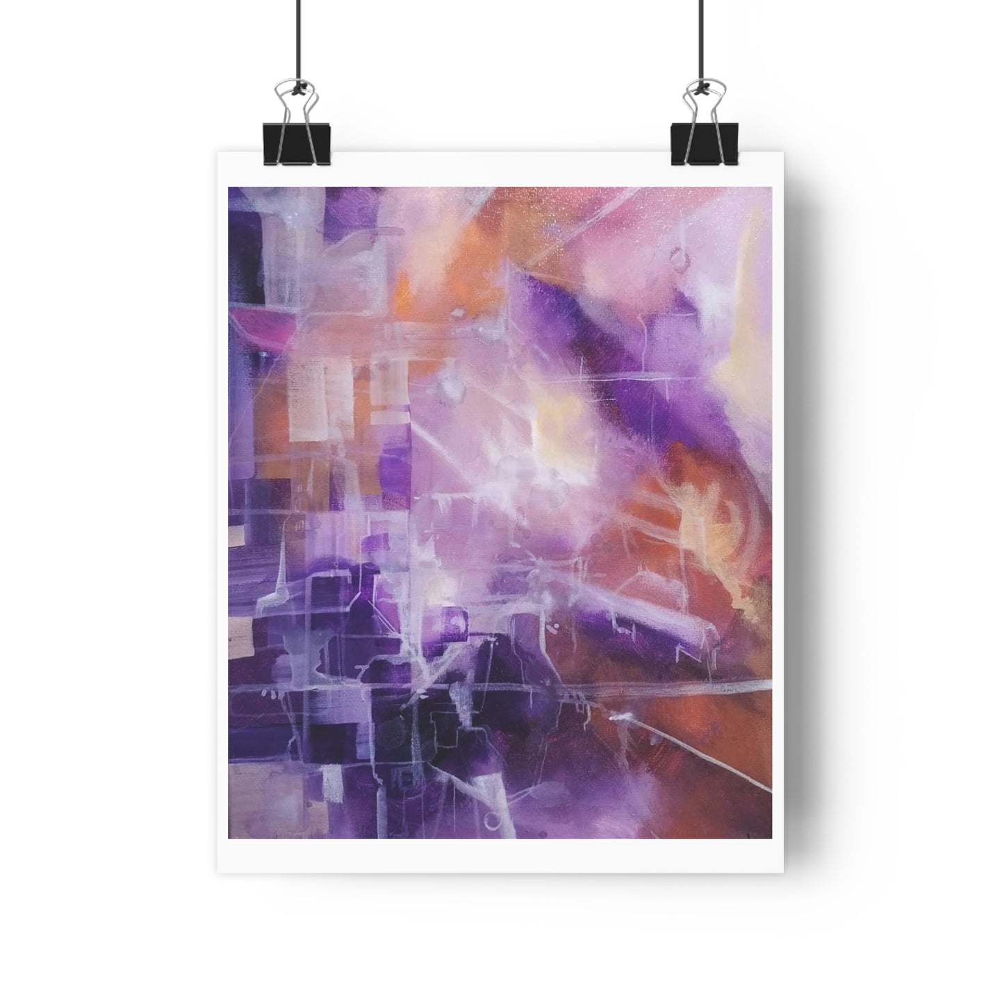 "Purple Paradox”- Giclée Art Print by artist David Hilborn