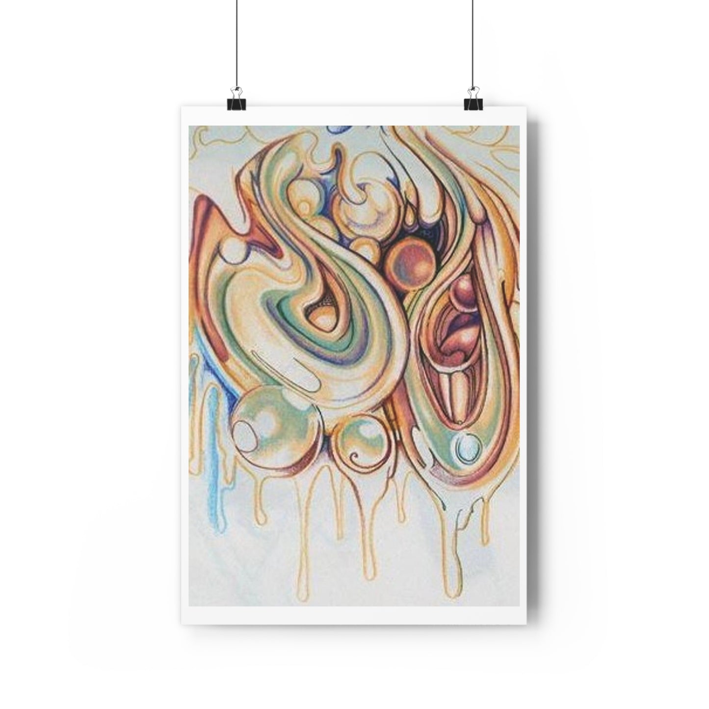 "Iridescent Bubbles”- Giclée Art Print by artist David Hilborn