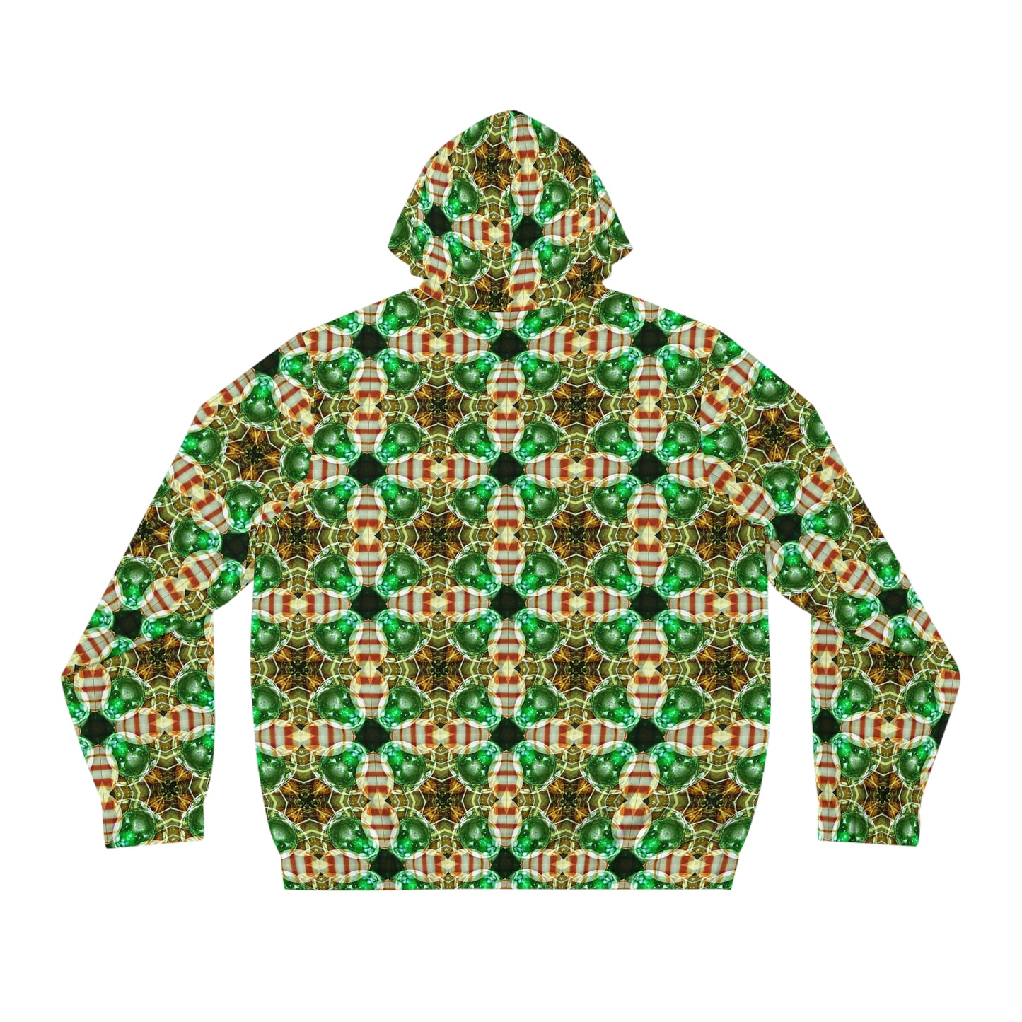 “Spearmint” - All Over Graphic Zip-Up Hoodie by Artist David Hilborn