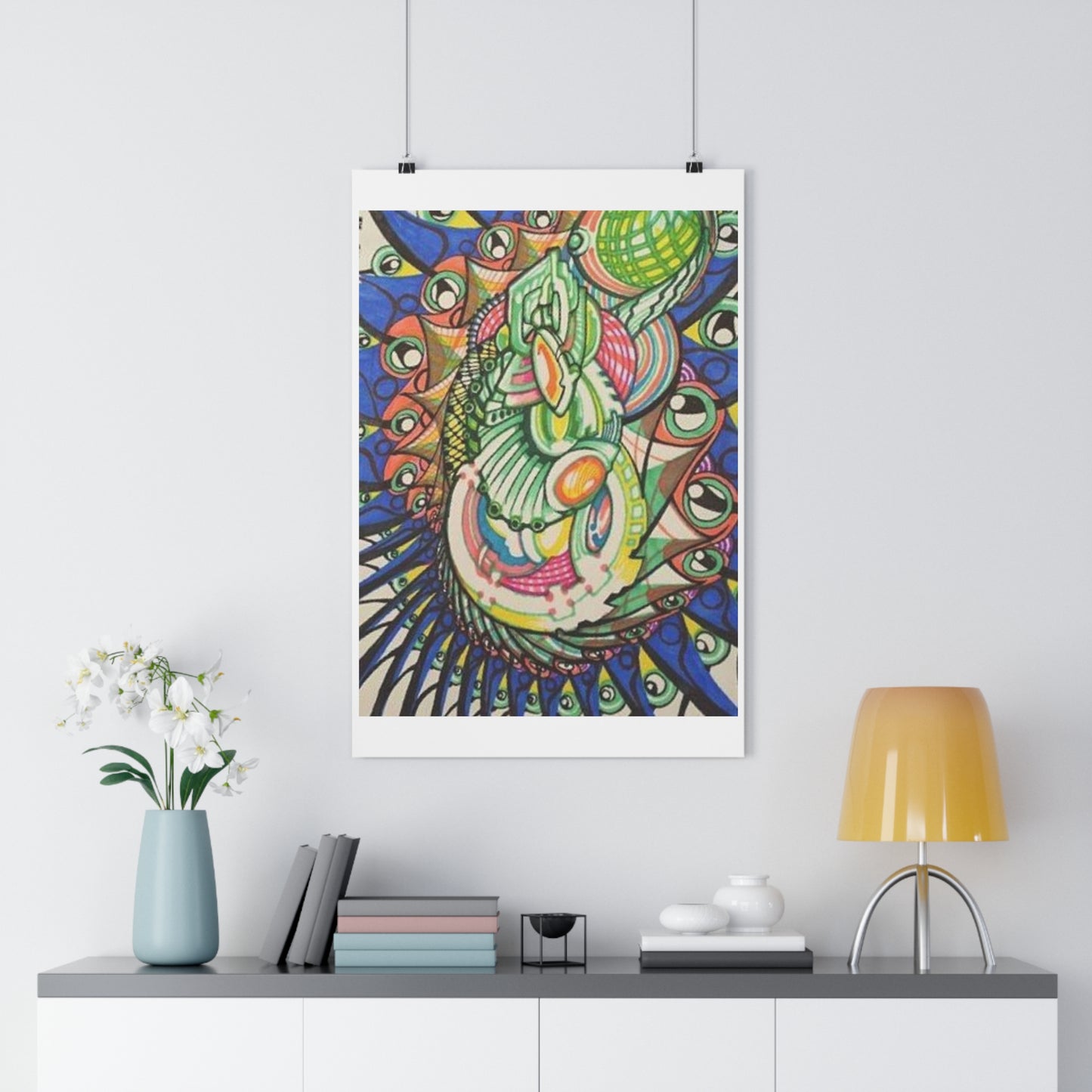 "Psych Eval 1”- Giclée Art Print by artist David Hilborn