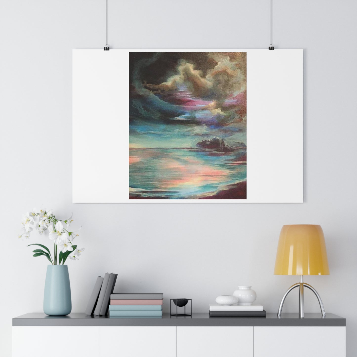 "Stormy”- Giclée Art Print by artist David Hilborn