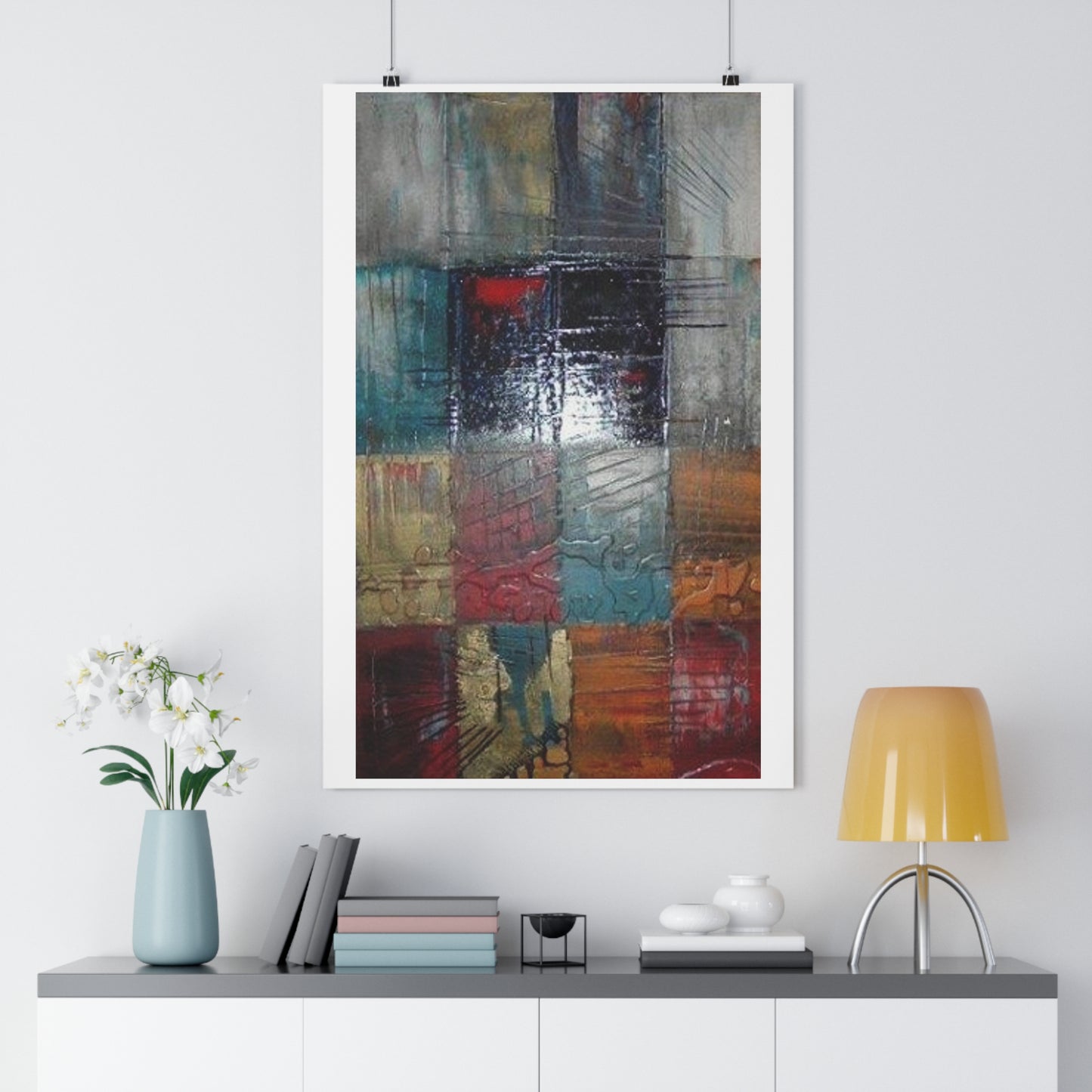 "Contemporary Grid”- Giclée Art Print by artist David Hilborn