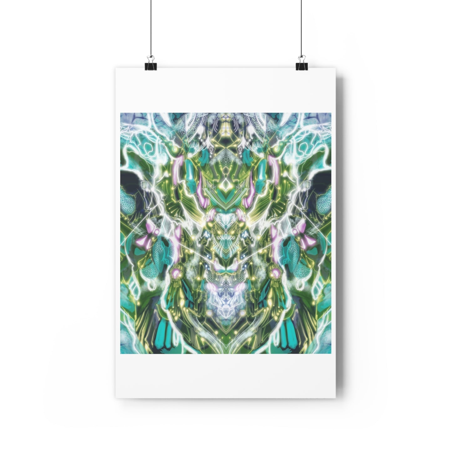 "Green Dragon”- Giclée Art Print by artist David Hilborn