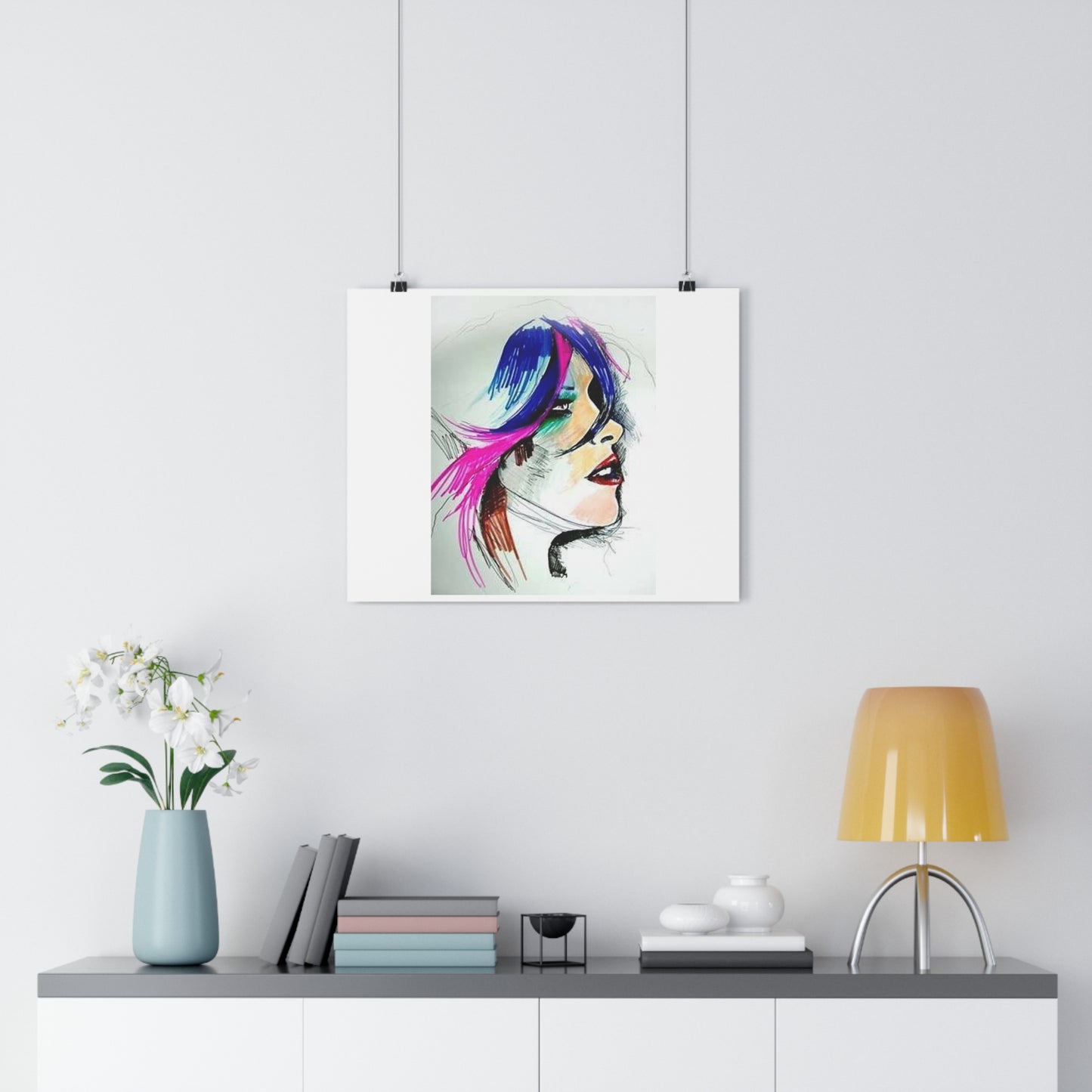 "Scribble”- Giclée Art Print by artist David Hilborn