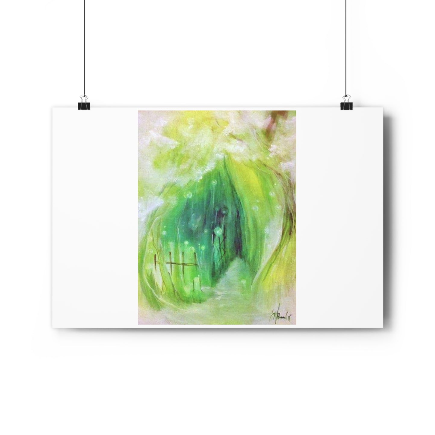 "Patch of Luck”- Giclée Art Print by artist David Hilborn