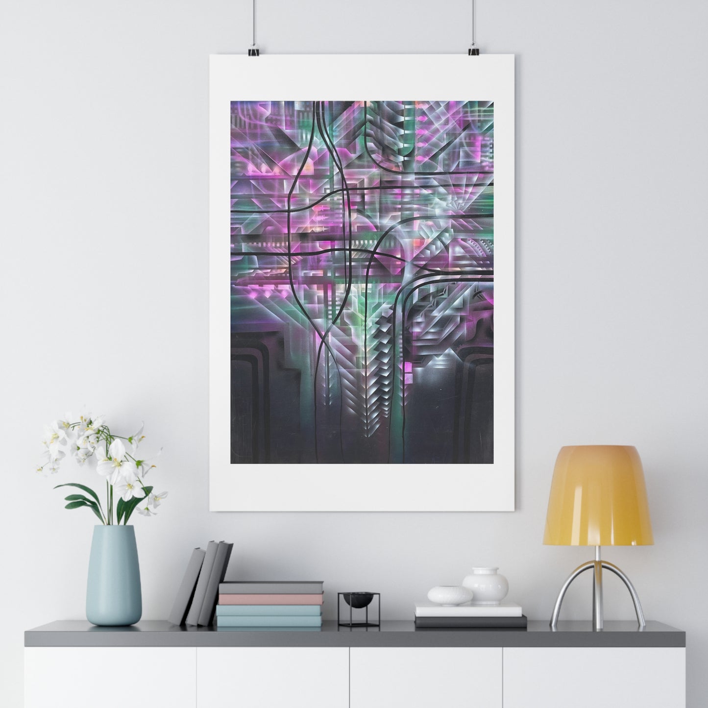 “Compute”- Giclée Art Print by artist David Hilborn