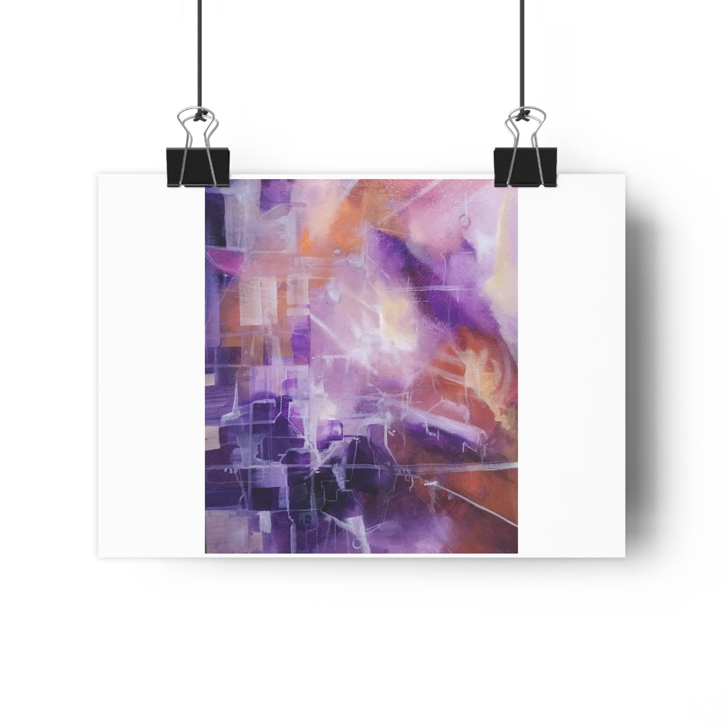 "Purple Paradox”- Giclée Art Print by artist David Hilborn