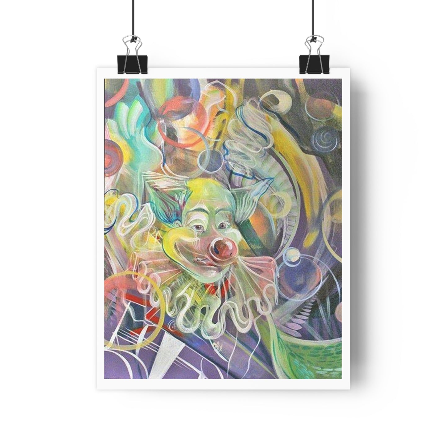 "Clowning Around”- Giclée Art Print by artist David Hilborn