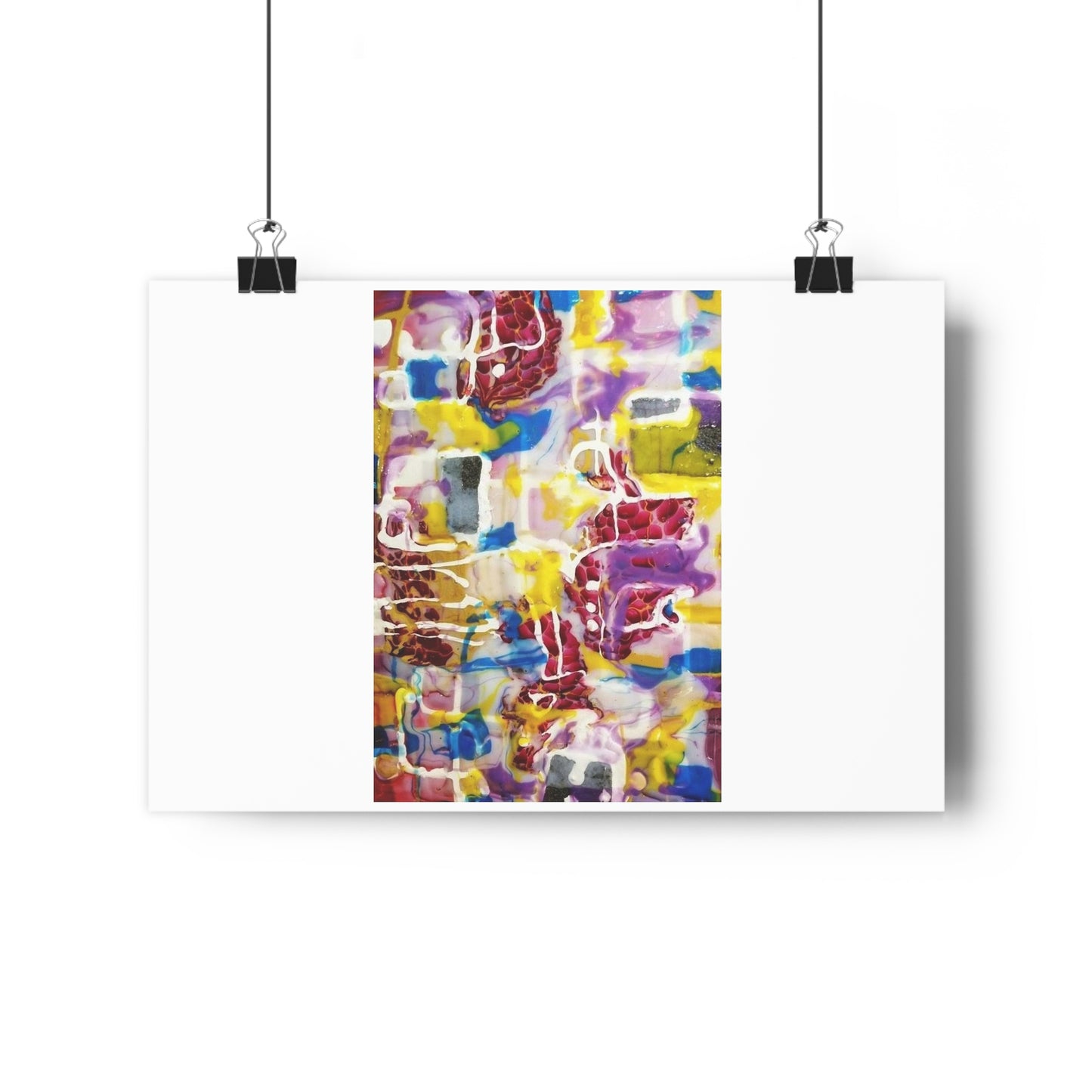 "Technicolor Razzle Dazzle”- Giclée Art Print by artist David Hilborn