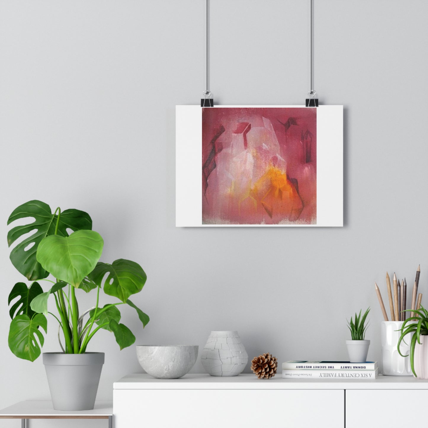 "Raspberry Citrine”- Giclée Art Print by artist David Hilborn