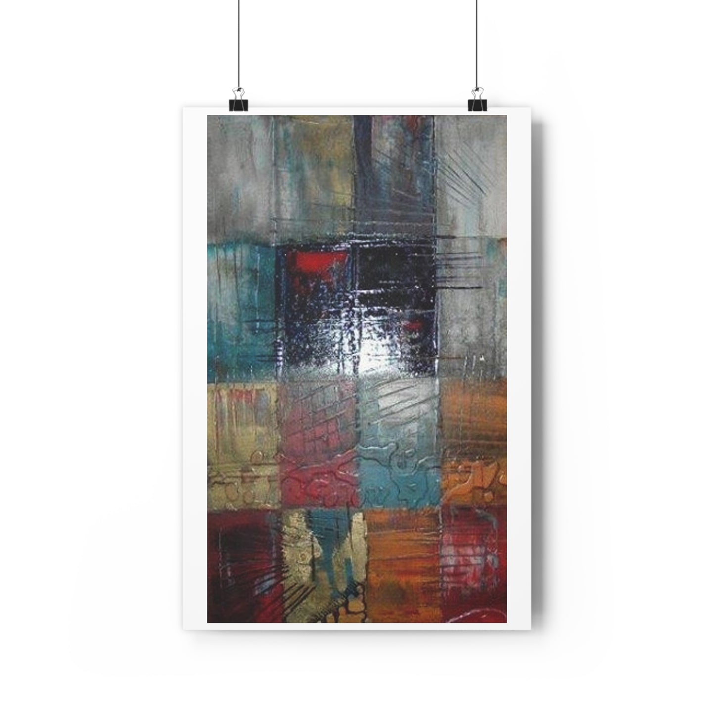 "Contemporary Grid”- Giclée Art Print by artist David Hilborn