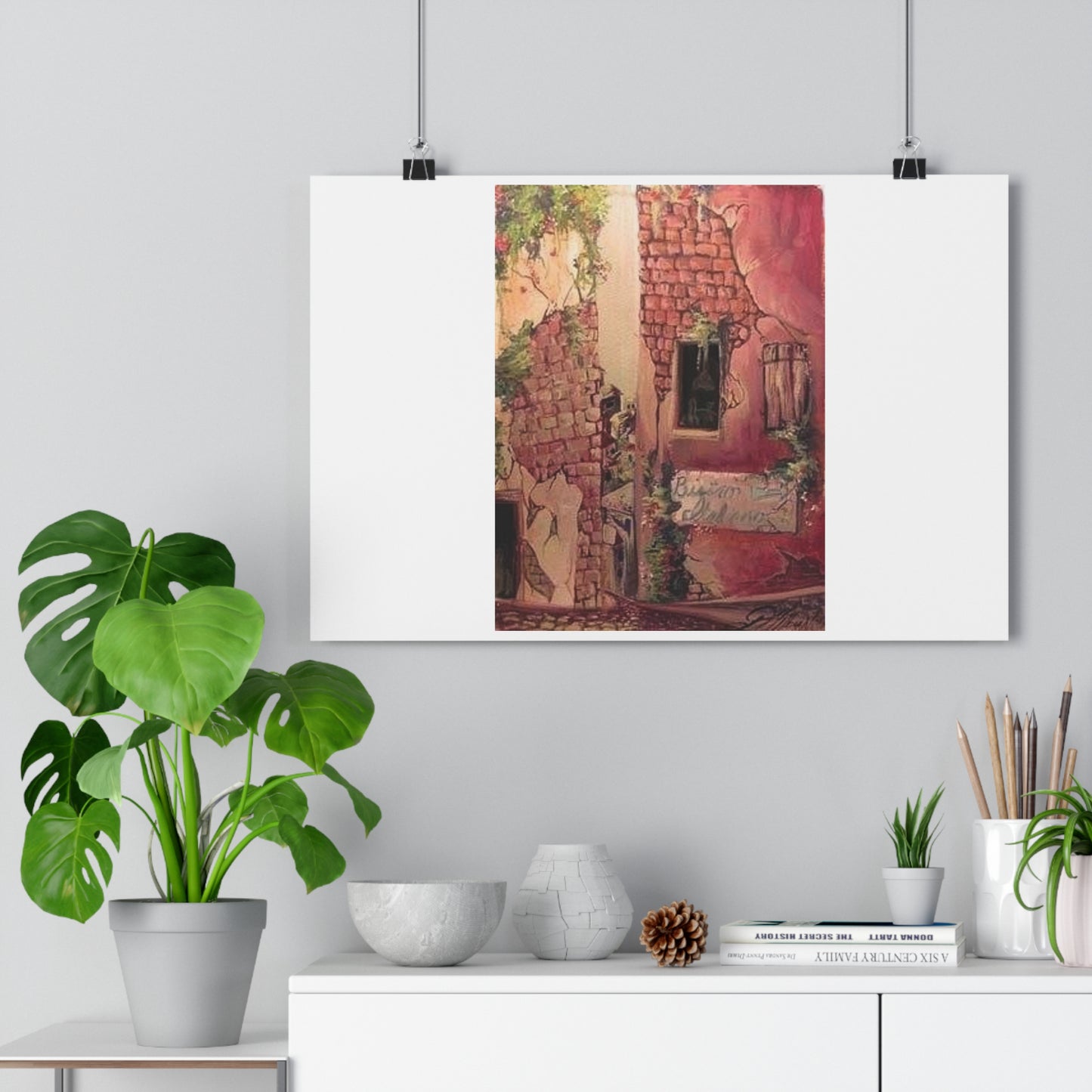 "Bistro”- Giclée Art Print by artist David Hilborn