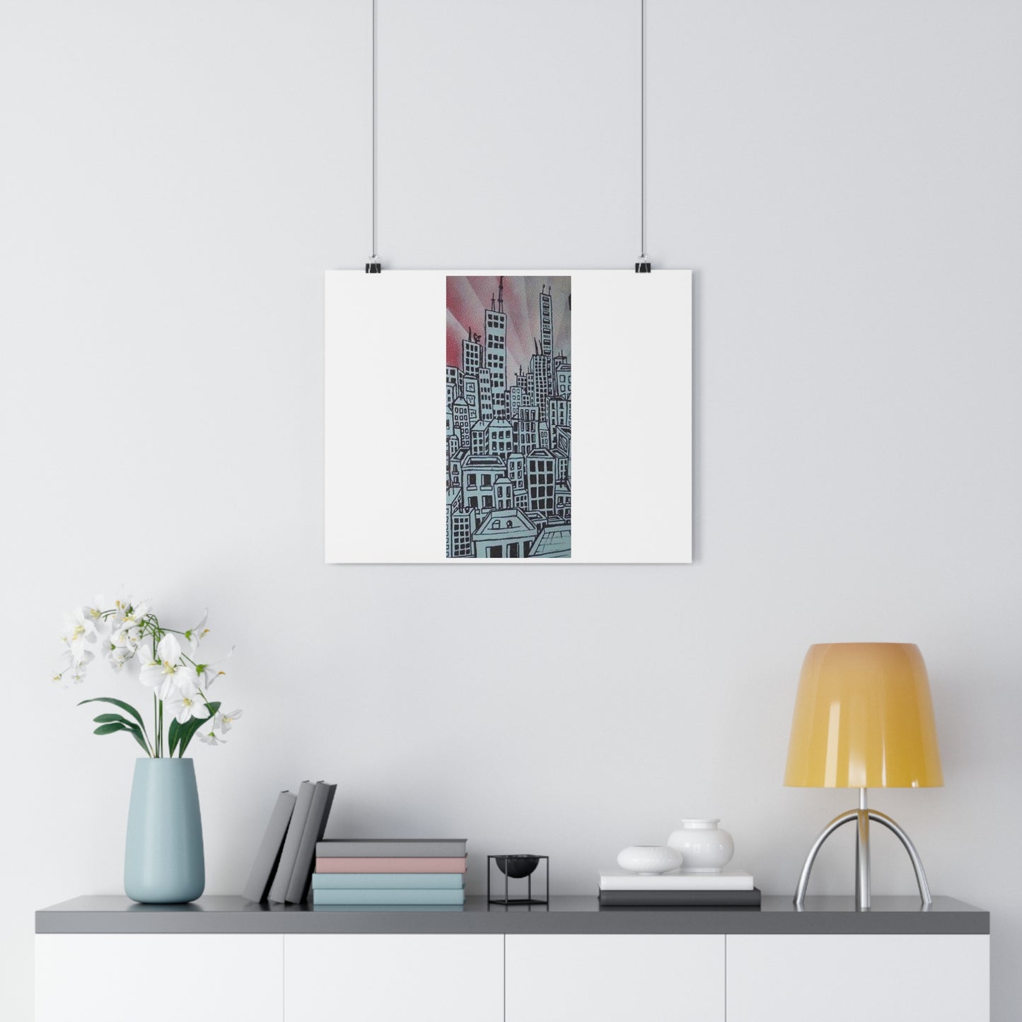 "Sky View”- Giclée Art Print by artist David Hilborn