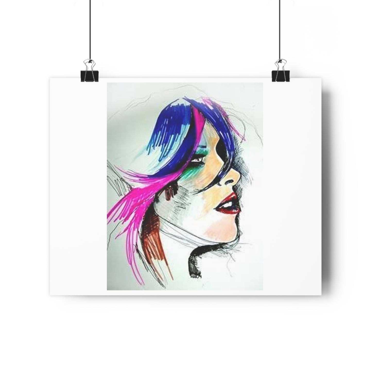 "Scribble”- Giclée Art Print by artist David Hilborn