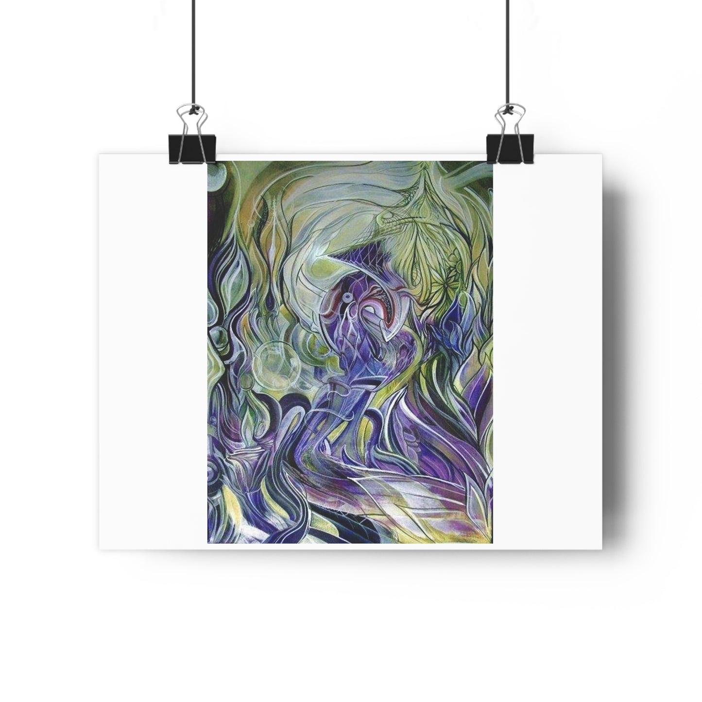 "Purp”- Giclée Art Print by artist David Hilborn