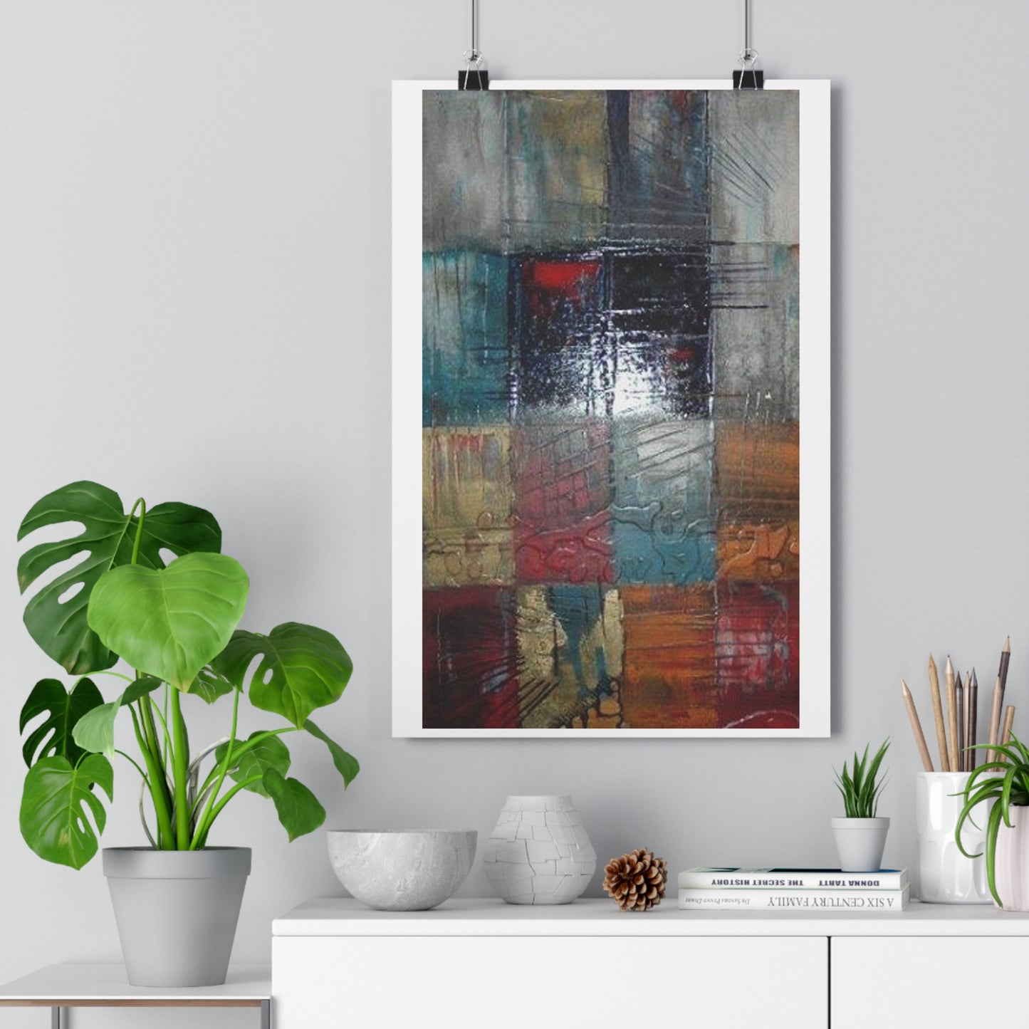 "Contemporary Grid”- Giclée Art Print by artist David Hilborn