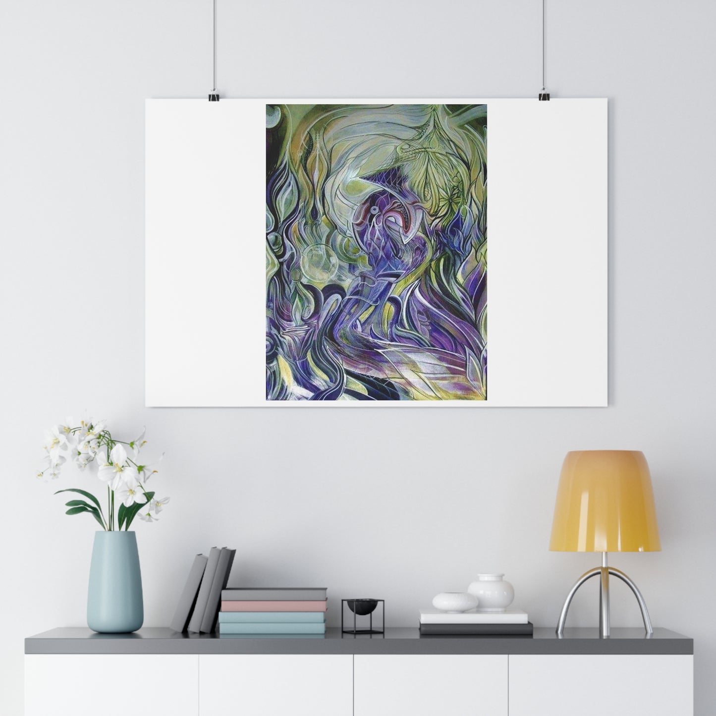 "Purp”- Giclée Art Print by artist David Hilborn