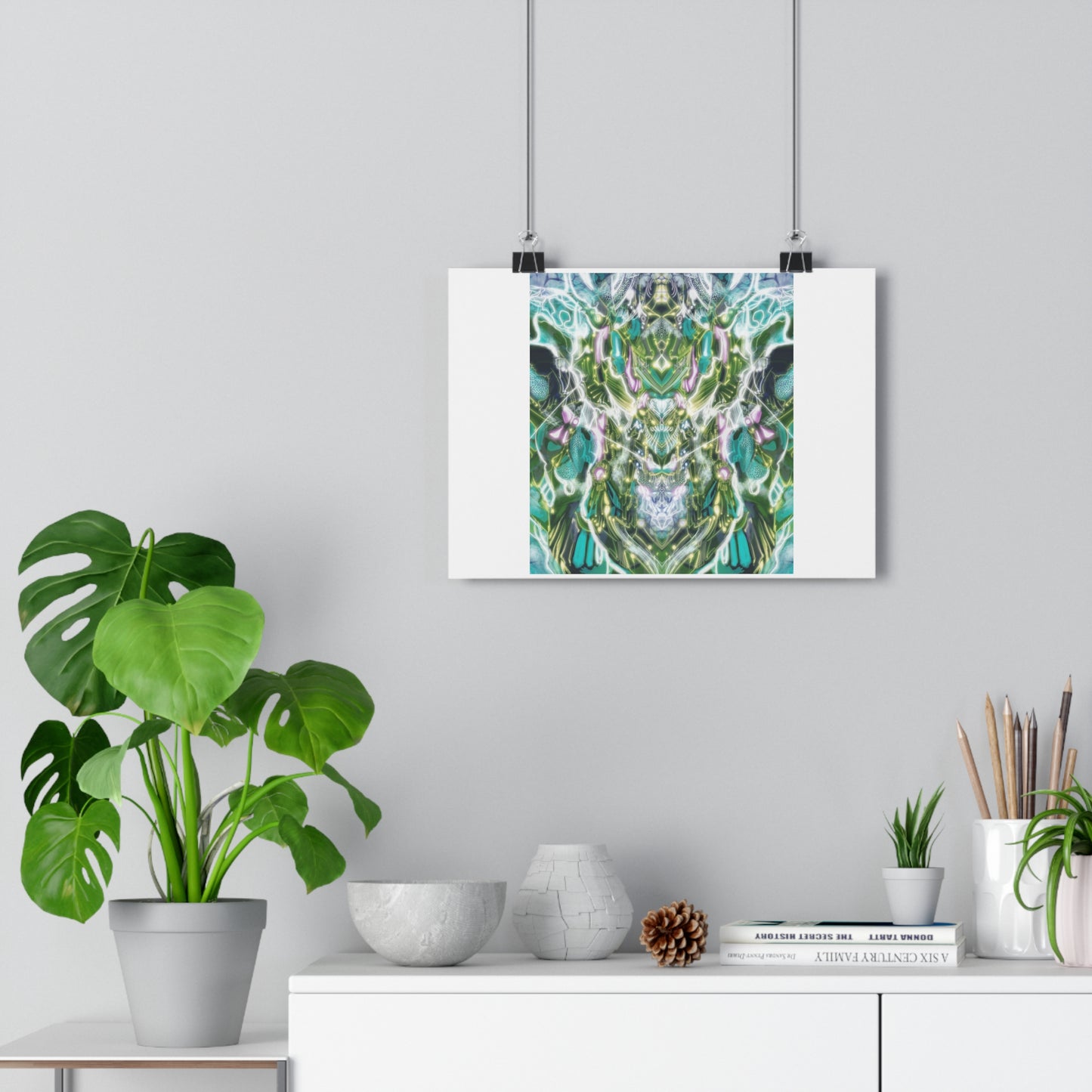 "Green Dragon”- Giclée Art Print by artist David Hilborn