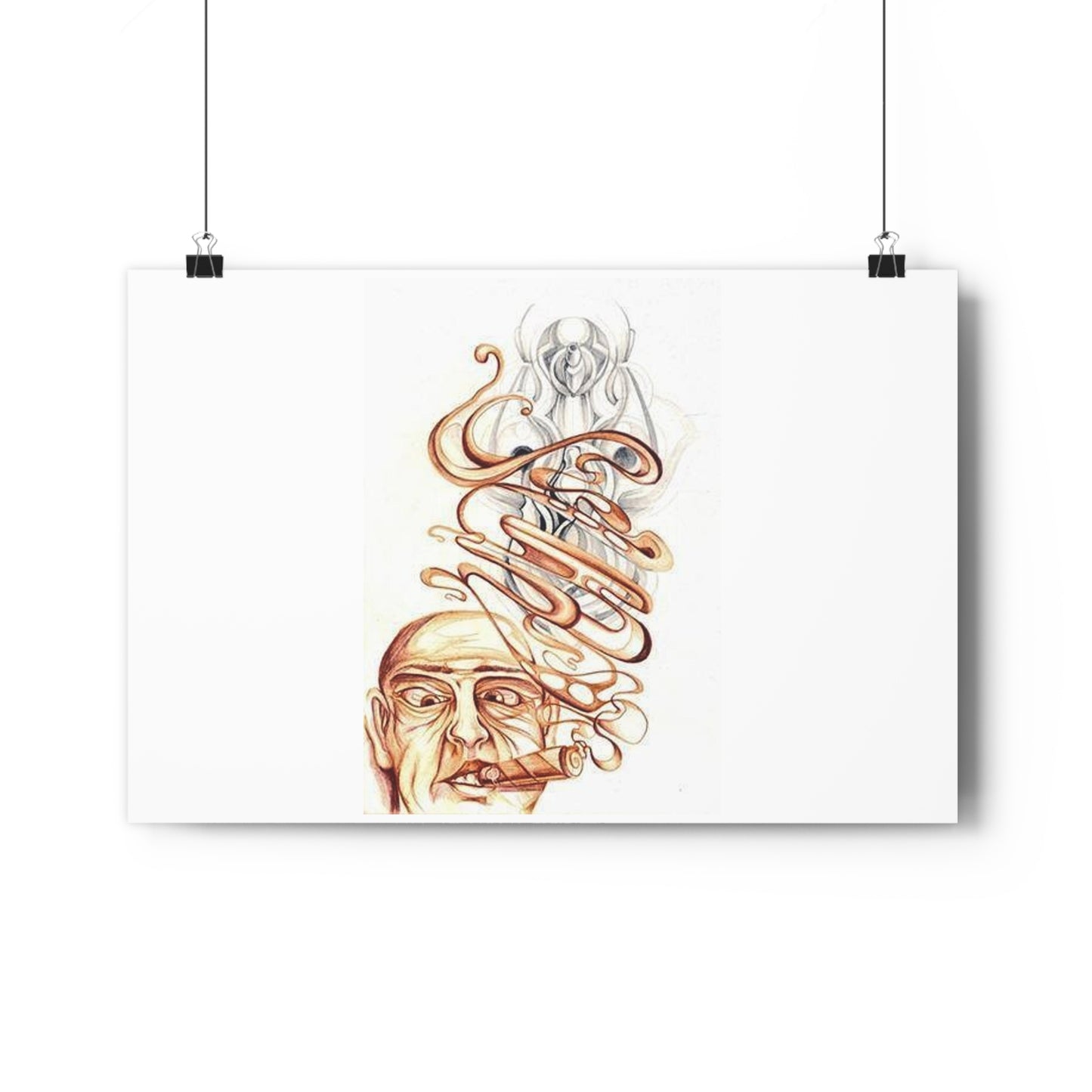 "Stogie”- Giclée Art Print by artist David Hilborn