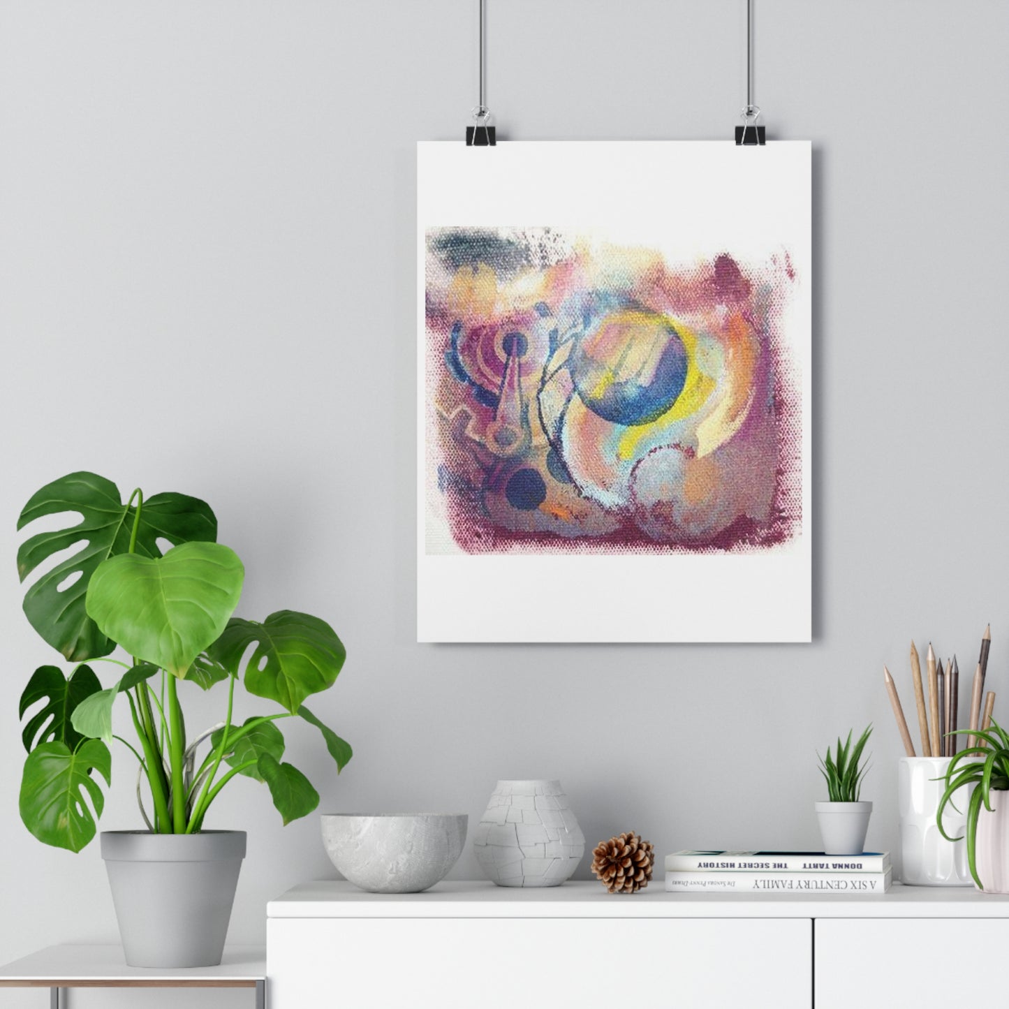 "Button Loop”- Giclée Art Print by artist David Hilborn