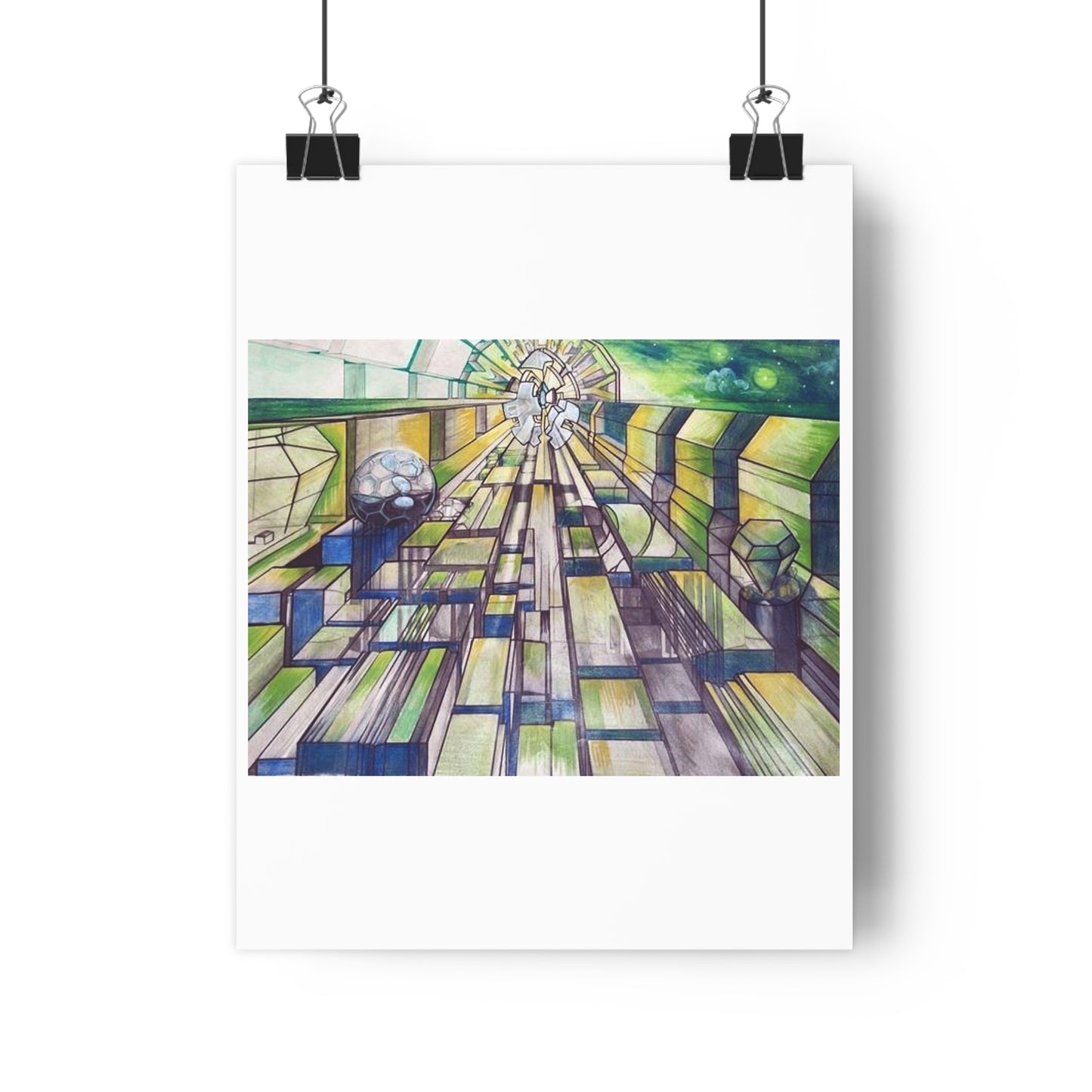 "Emerald City”- Giclée Art Print by artist David Hilborn