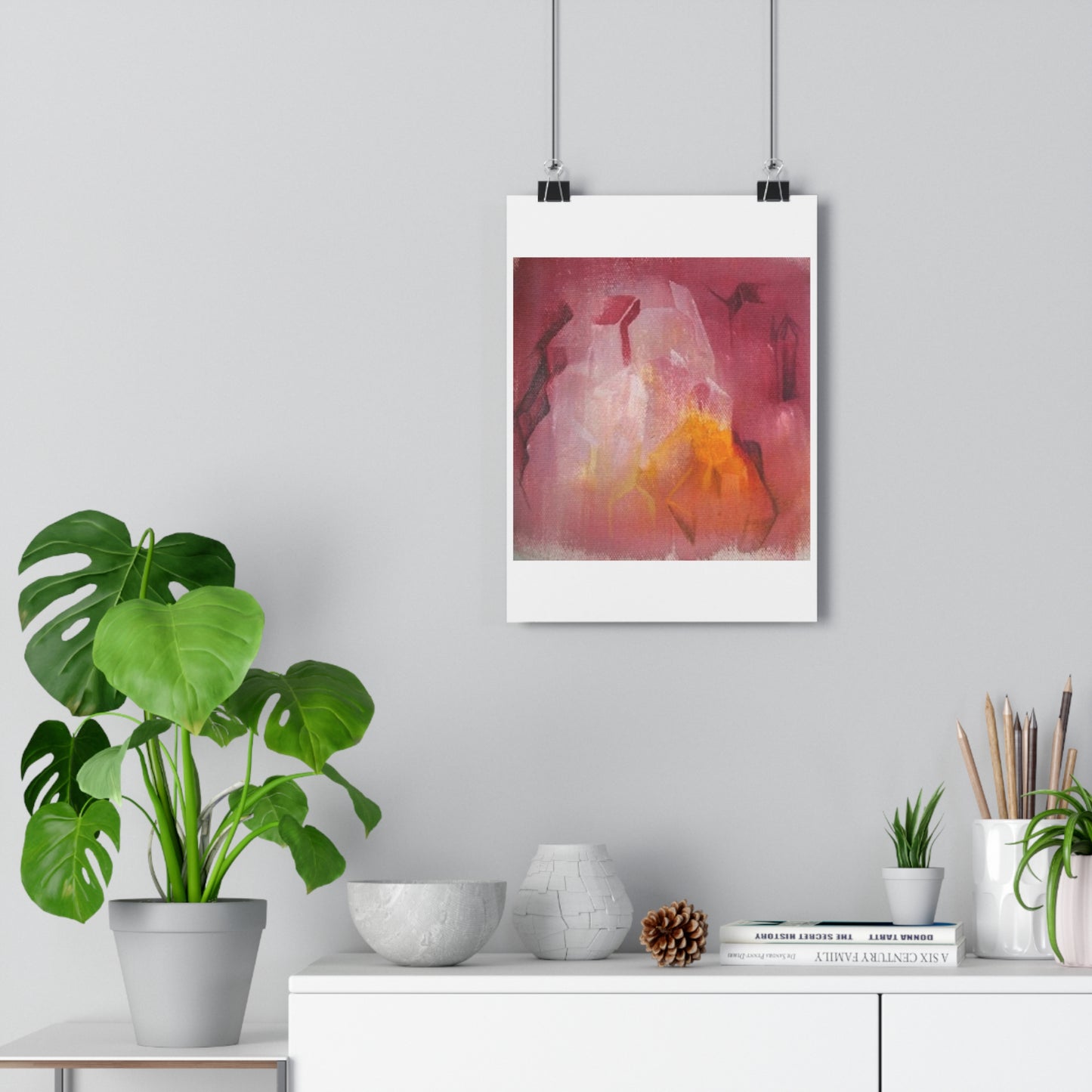 "Raspberry Citrine”- Giclée Art Print by artist David Hilborn