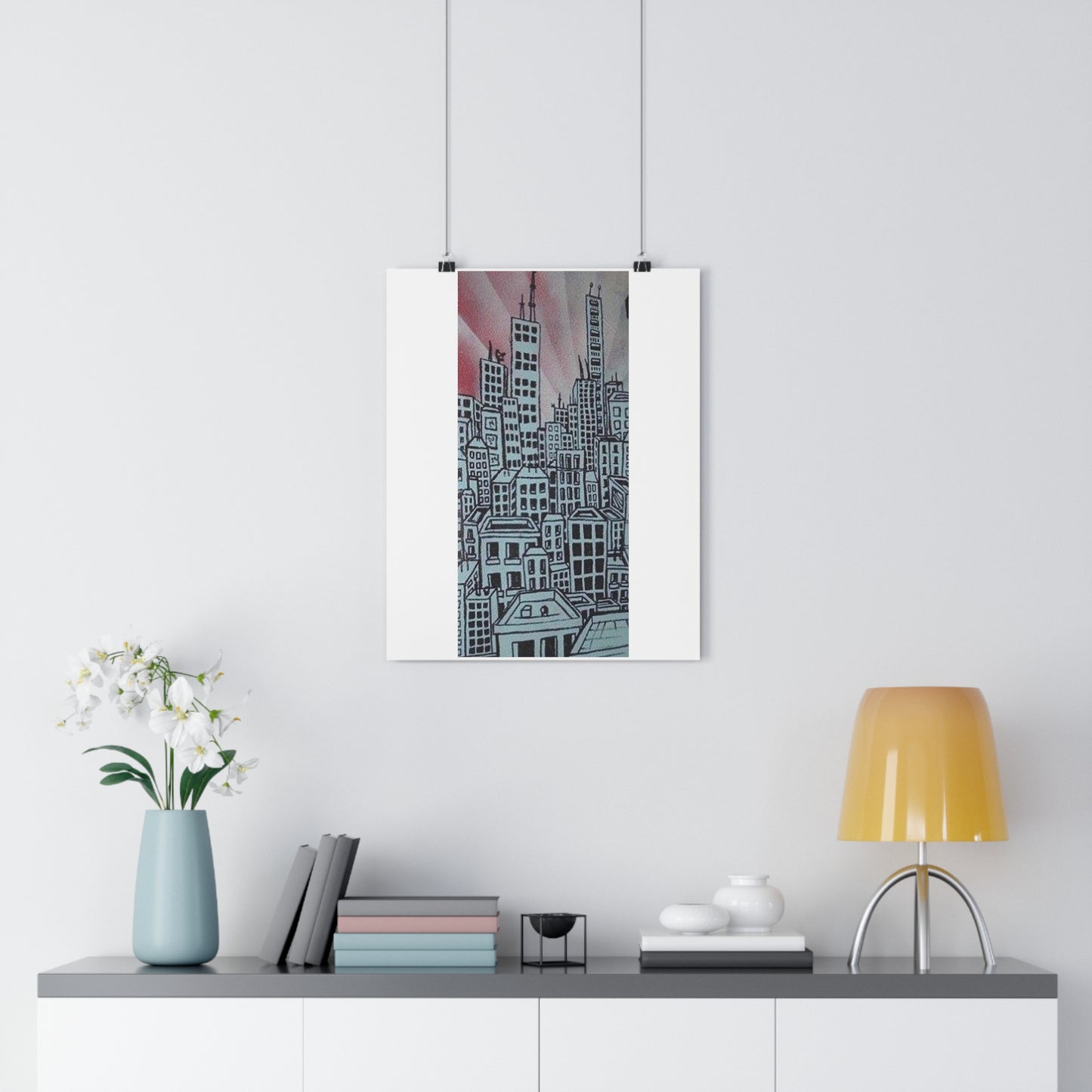 "Sky View”- Giclée Art Print by artist David Hilborn