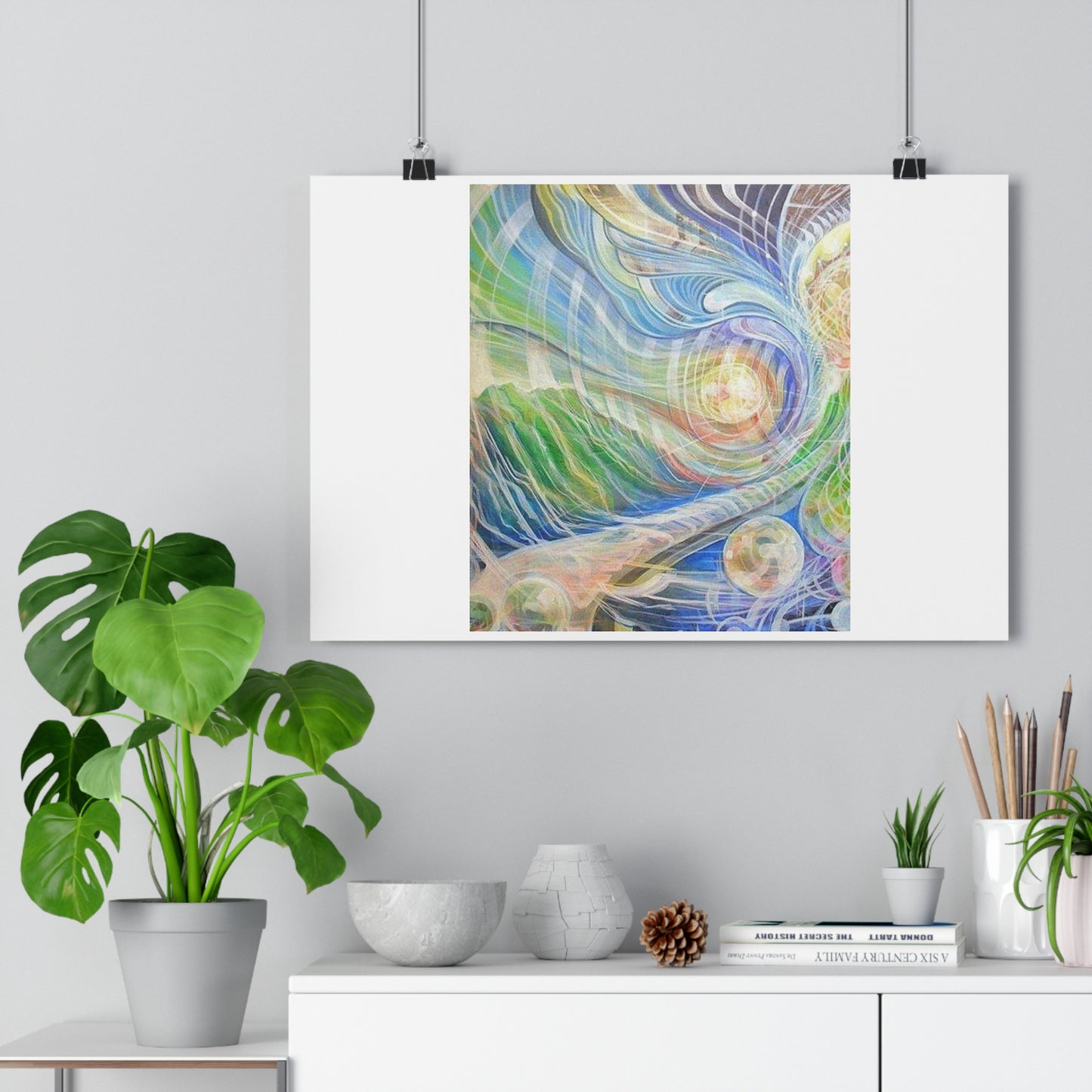 “Vibrational Terrain”- Giclée Art Print by artist David Hilborn