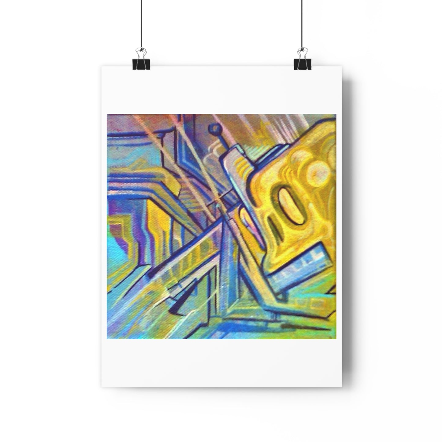 "Robo Drip”- Giclée Art Print by artist David Hilborn